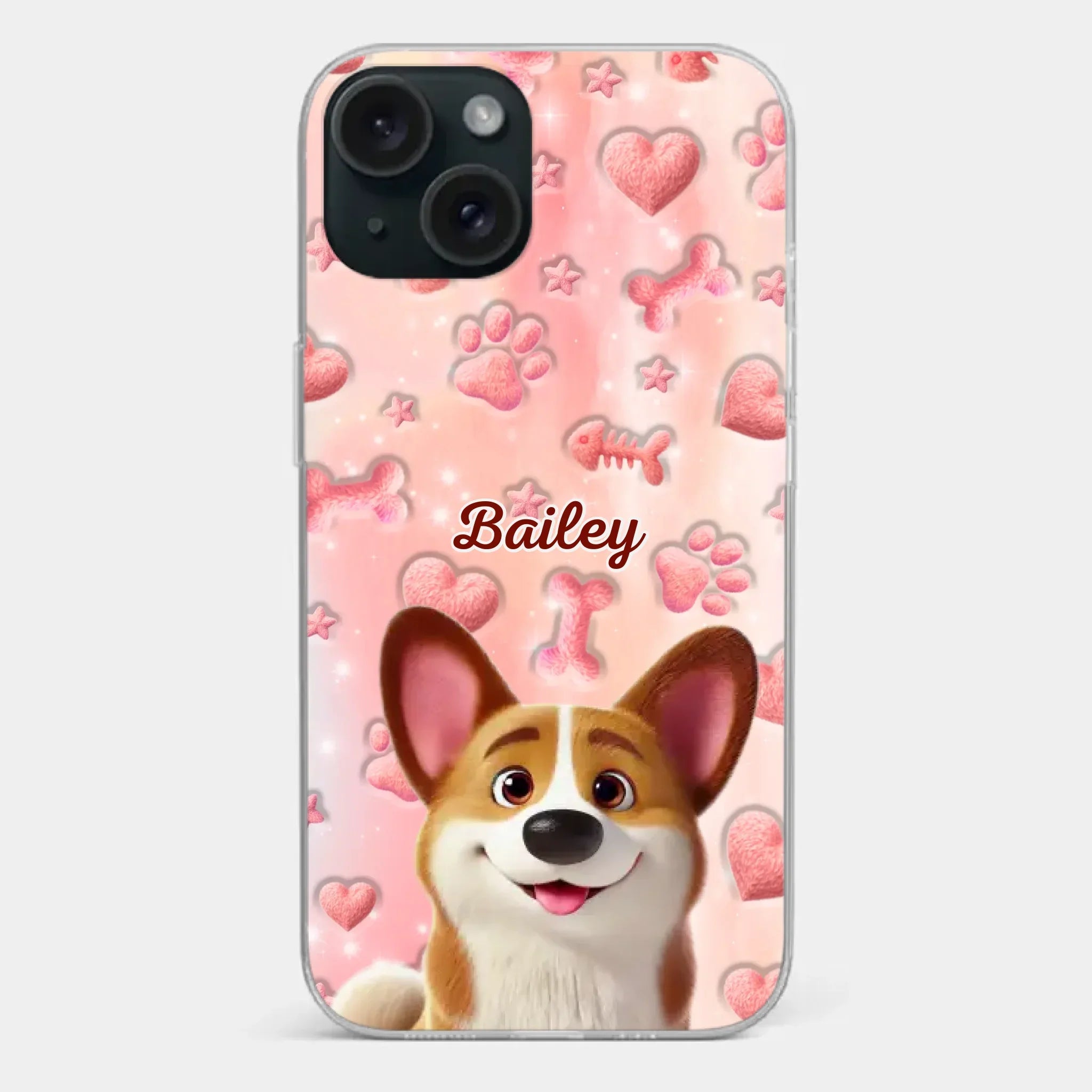 Custom Clear Phone Case - Personalized Christmas Birthday Gifts For Dog Cat Lovers, Dog Dad And Mom, Cat Owners - Every Day Starts With Paws