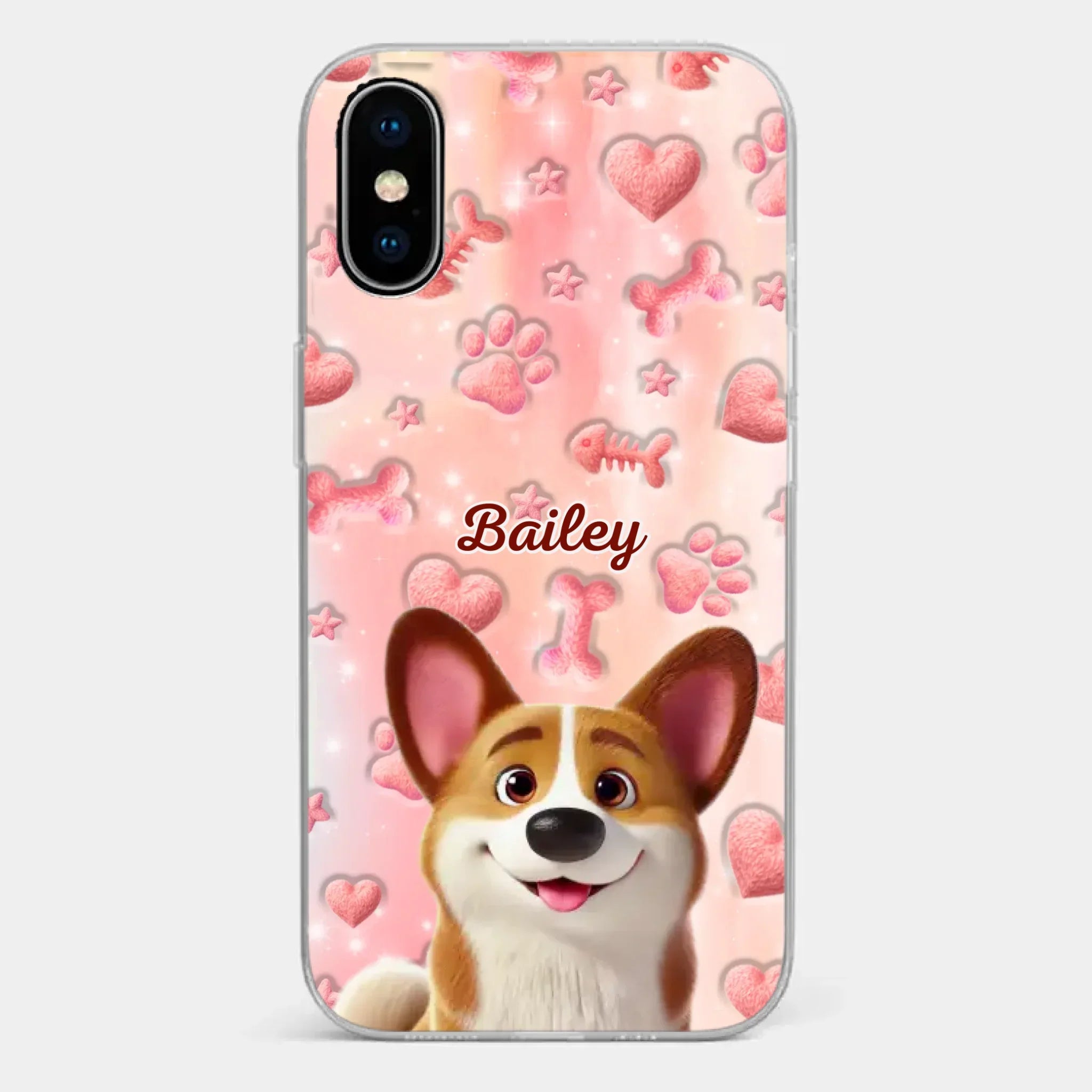 Custom Clear Phone Case - Personalized Christmas Birthday Gifts For Dog Cat Lovers, Dog Dad And Mom, Cat Owners - Every Day Starts With Paws