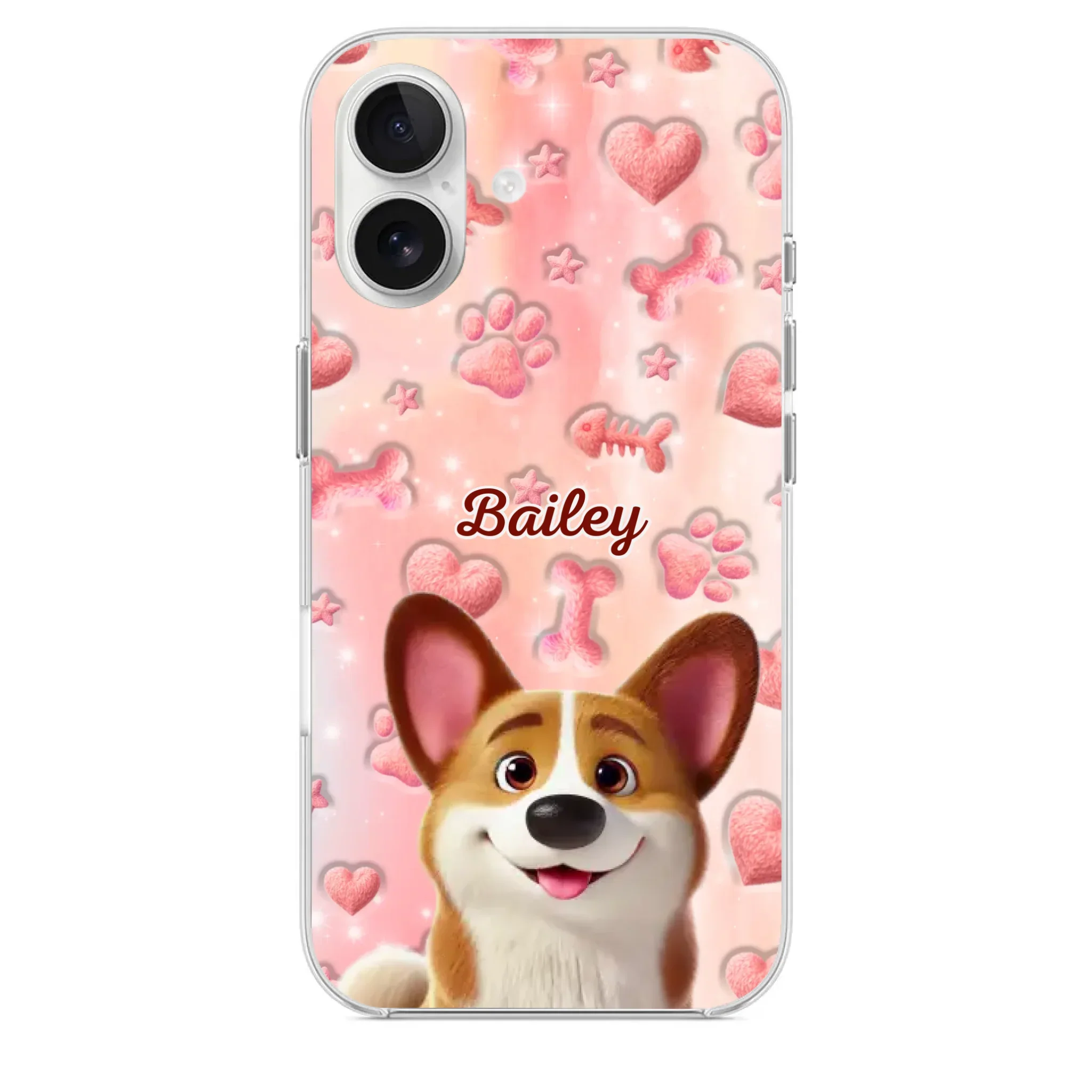 Custom Clear Phone Case - Personalized Christmas Birthday Gifts For Dog Cat Lovers, Dog Dad And Mom, Cat Owners - Every Day Starts With Paws