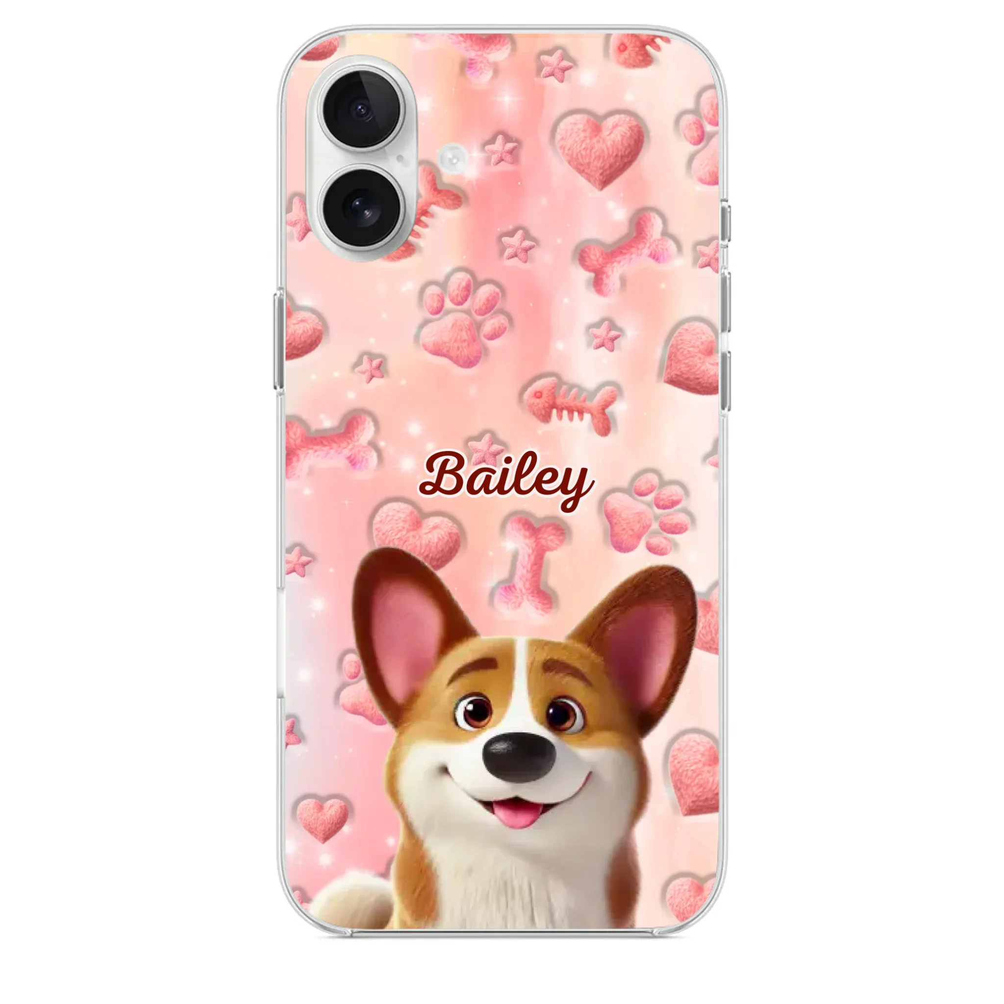 Custom Clear Phone Case - Personalized Christmas Birthday Gifts For Dog Cat Lovers, Dog Dad And Mom, Cat Owners - Every Day Starts With Paws