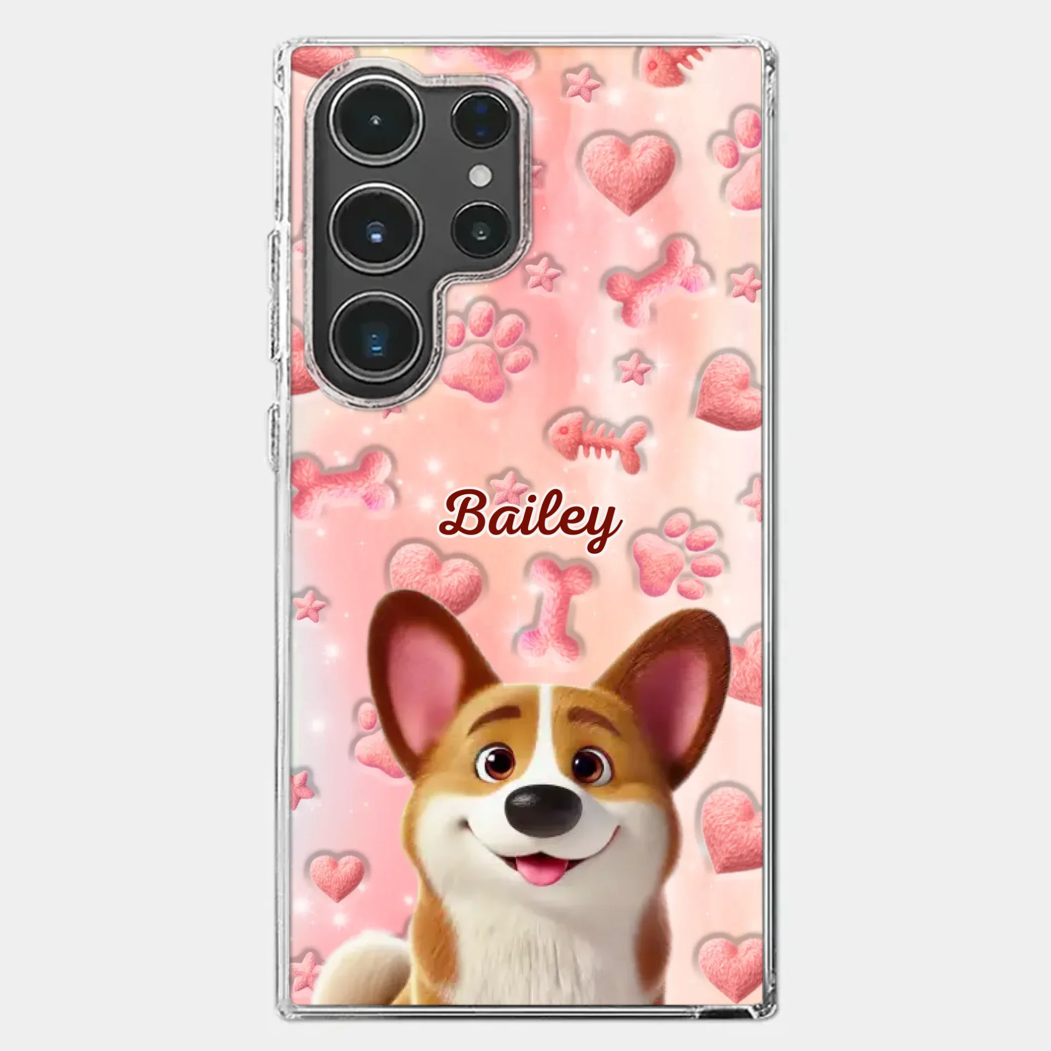 Custom Clear Phone Case - Personalized Christmas Birthday Gifts For Dog Cat Lovers, Dog Dad And Mom, Cat Owners - Every Day Starts With Paws