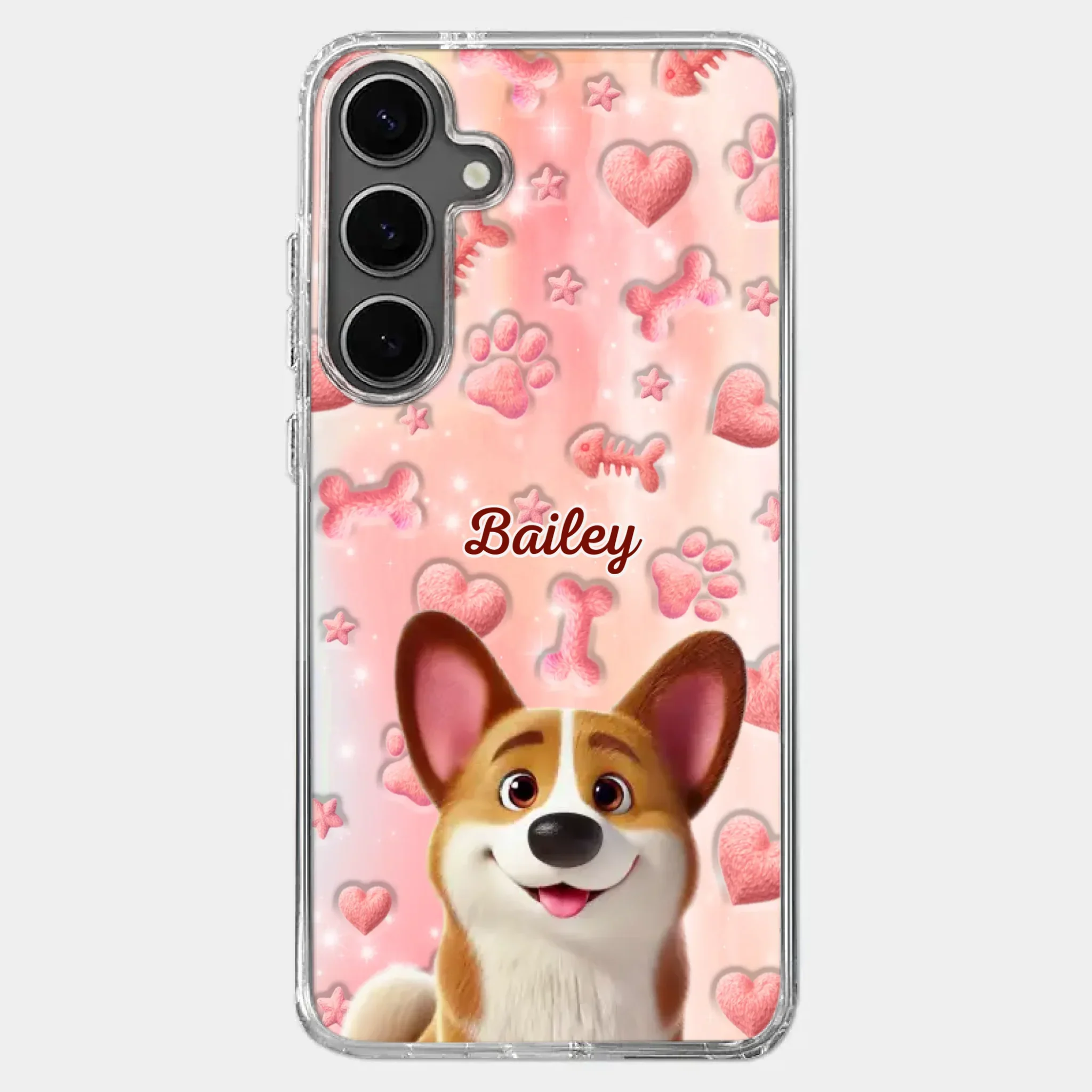 Custom Clear Phone Case - Personalized Christmas Birthday Gifts For Dog Cat Lovers, Dog Dad And Mom, Cat Owners - Every Day Starts With Paws