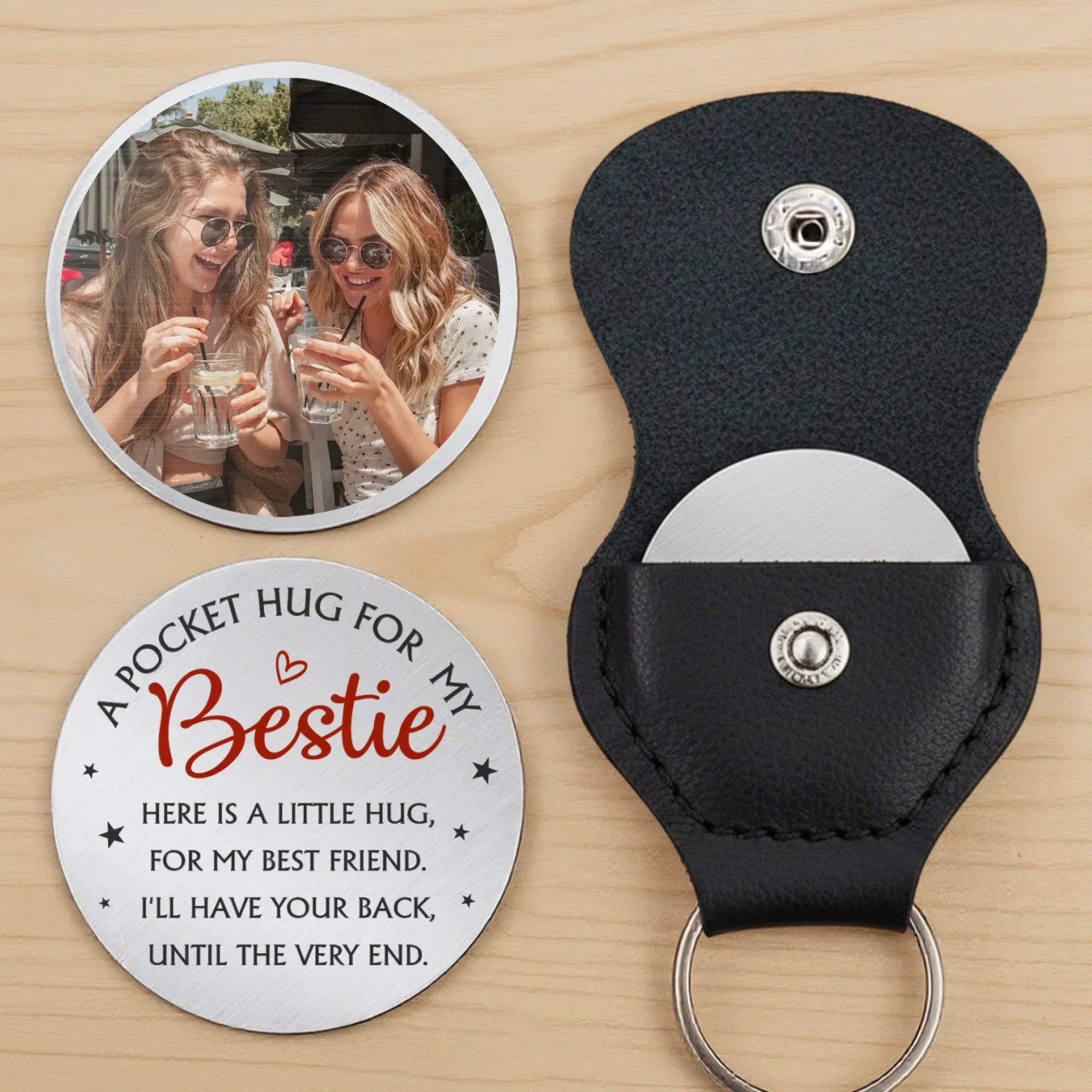 Custom Photo Your Pocket Full Of Love - Family Personalized Custom Pocket Hug - Graduation Gift For Family Members, Siblings, Brothers, Sisters