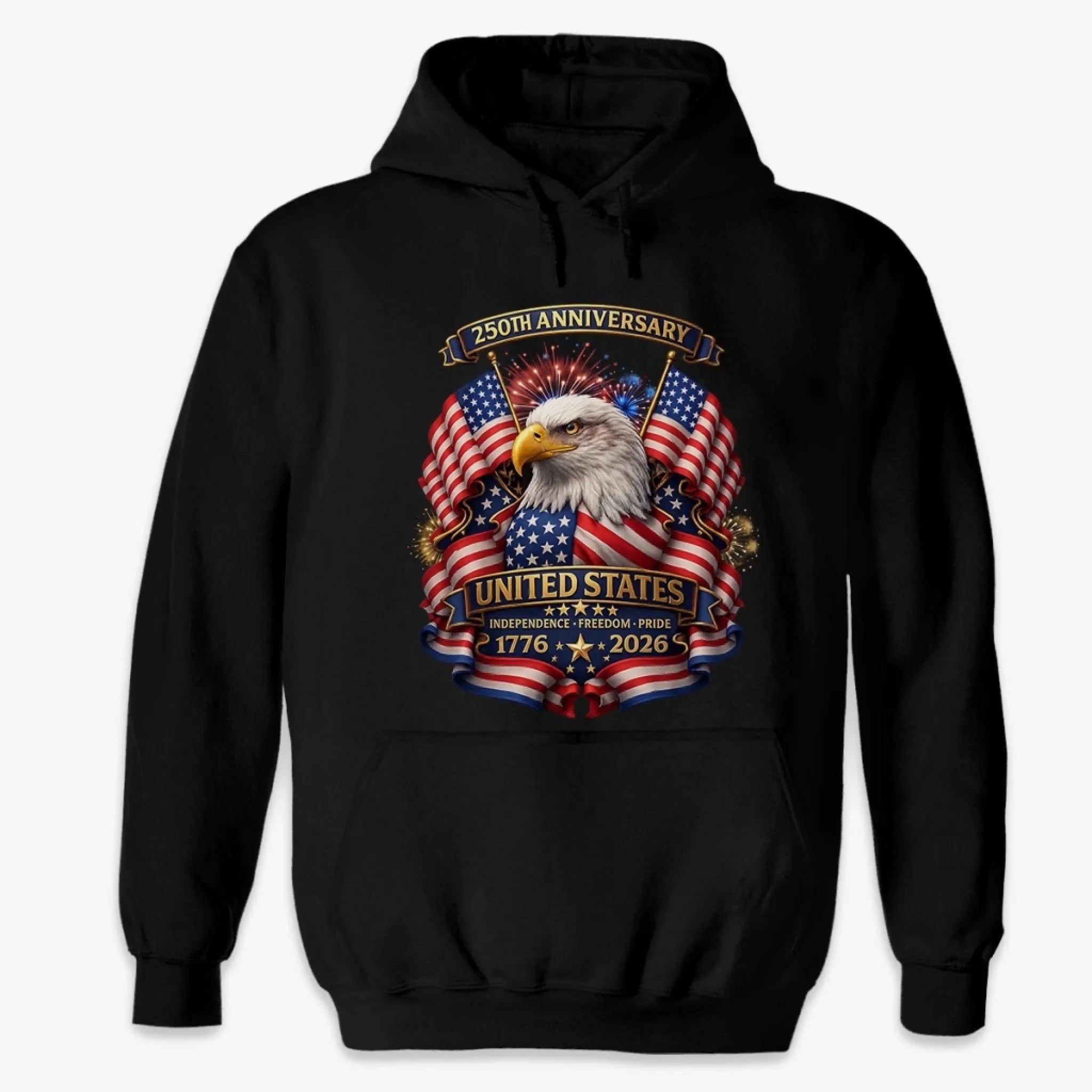 Unisex T-shirt, Premium T-shirt, Hoodie - America 250th Anniversary Gifts For Men And Women - Half A Millennium Of Courage