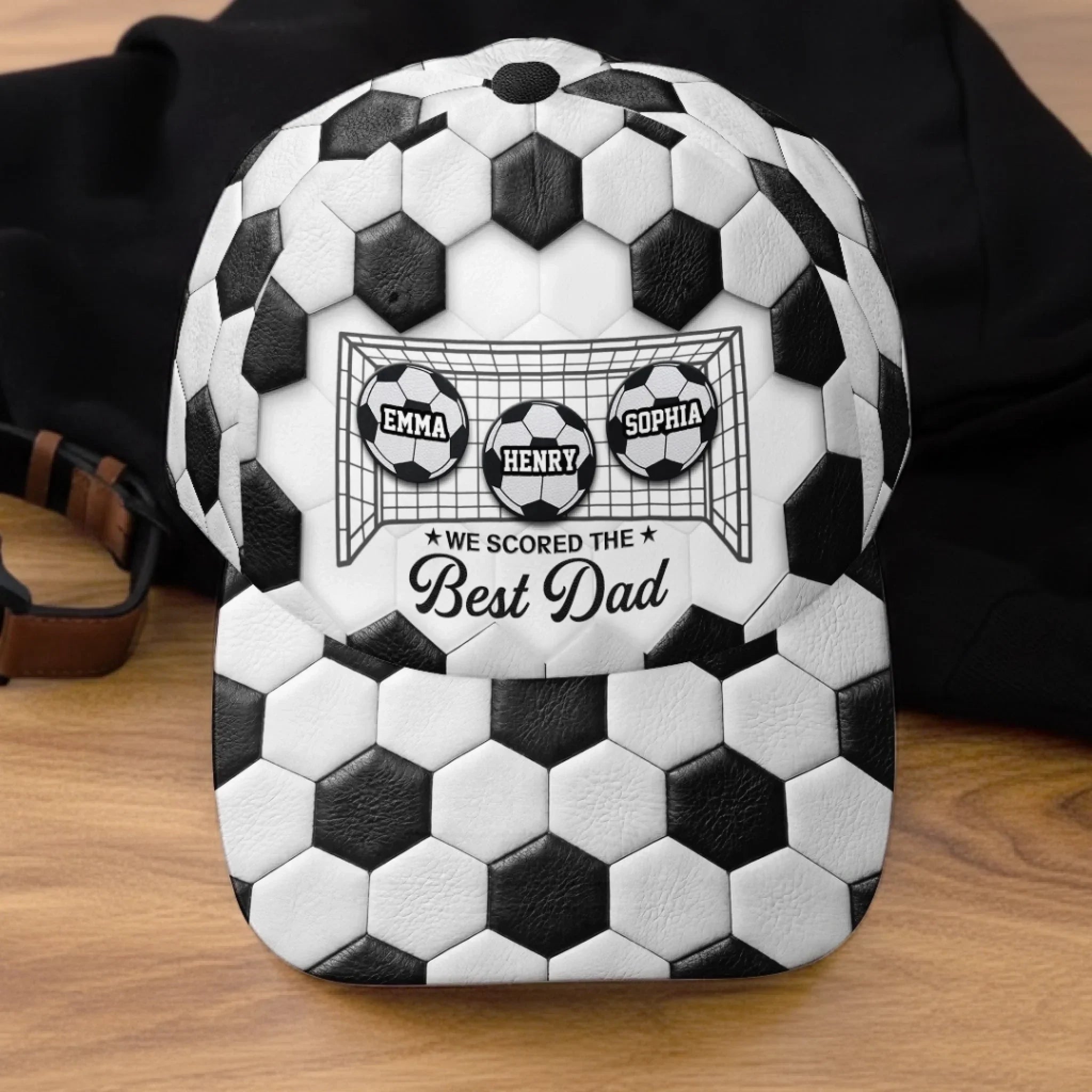 Custom LA 2026 Soccer Dad Cap - Personalized Birthday Gifts For Dad, Grandpa, Soccer Lovers, Sports Fans, Sports Lovers - Born For Match Day