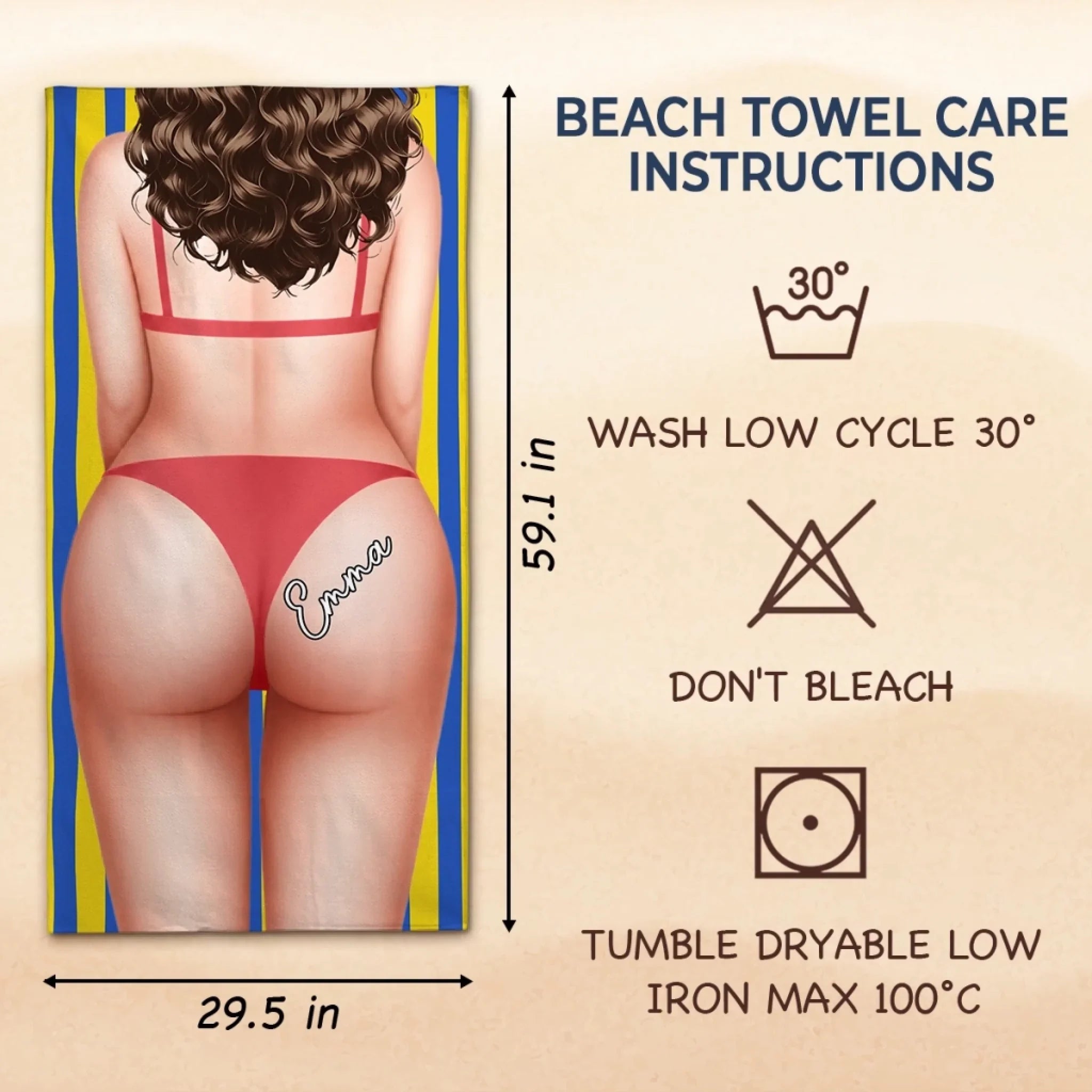 Custom Beach Towel - Personalized Summer Vacation And Travel Gifts For Best Friends, Family - Sun, Sand And Good Vibes
