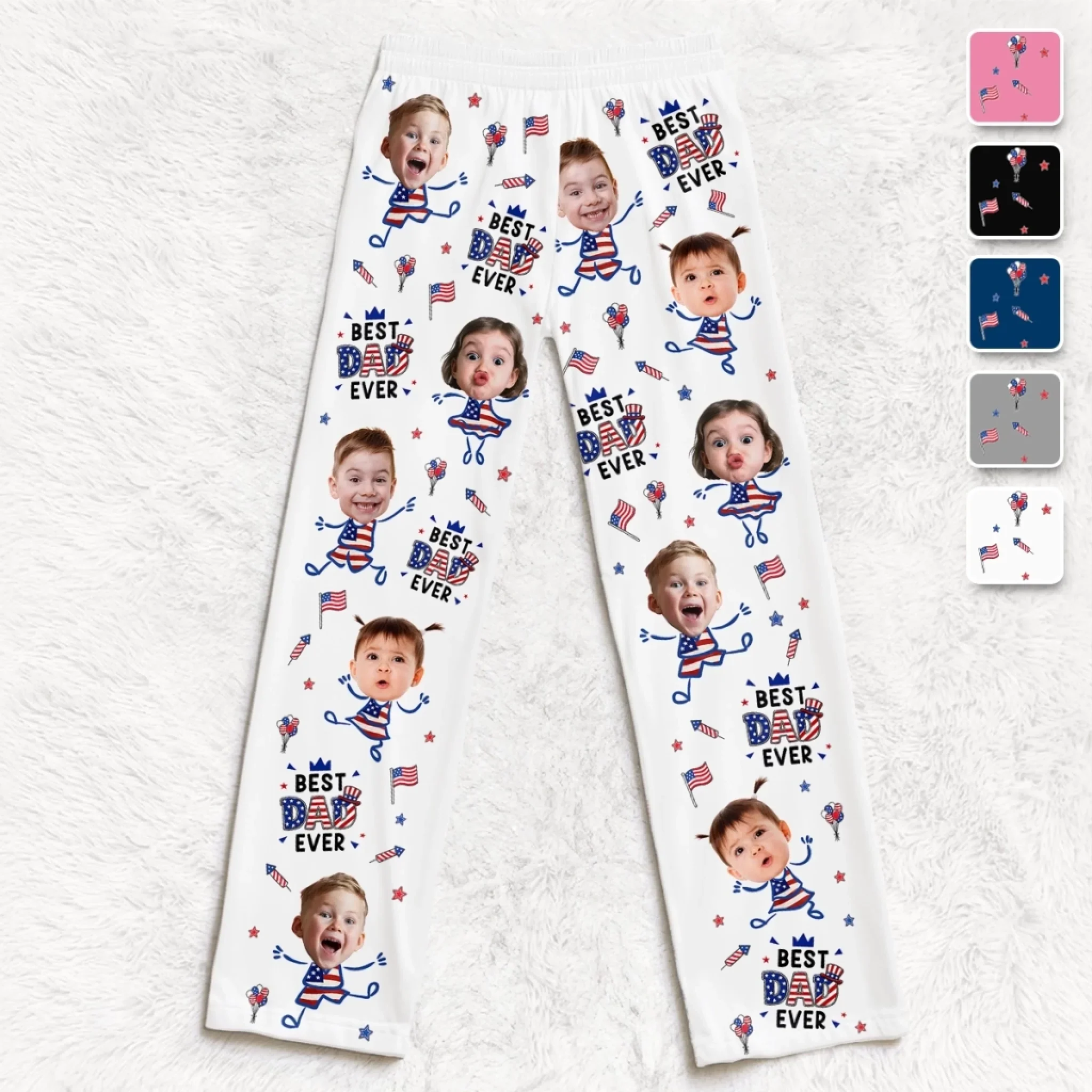 Custom Photo Pajama Pants - Personalized Mother's Day, Father's Day Gifts For Mom, Grandma, Dad, Grandpa - Relax Mode On Every Night