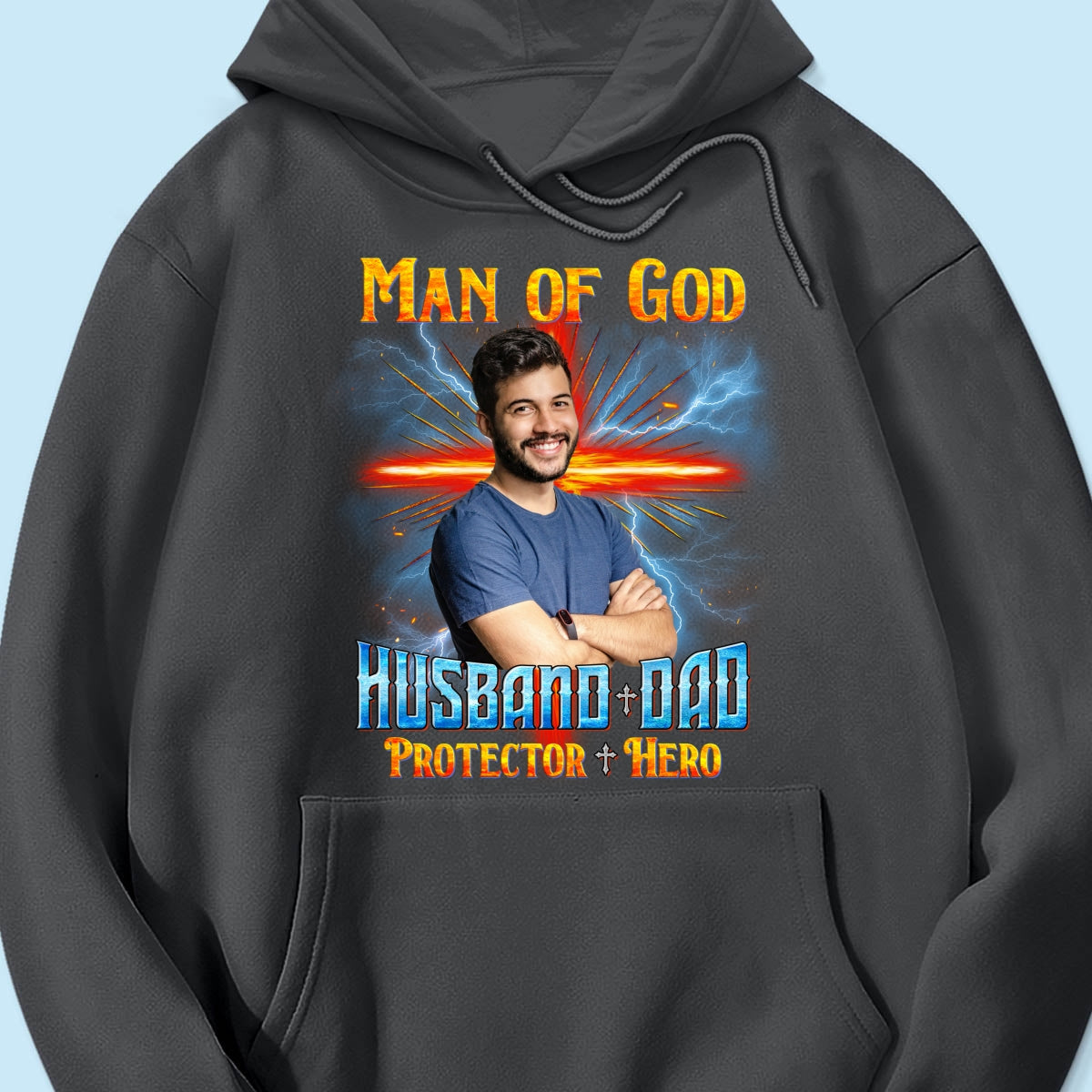 Man of God Christian Husband Dad Personalized Shirt