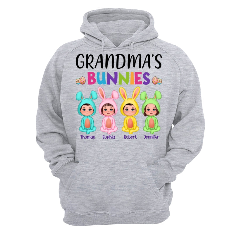 Easter Grandma‘s Bunnies Doll Kids Personalized Shirt
