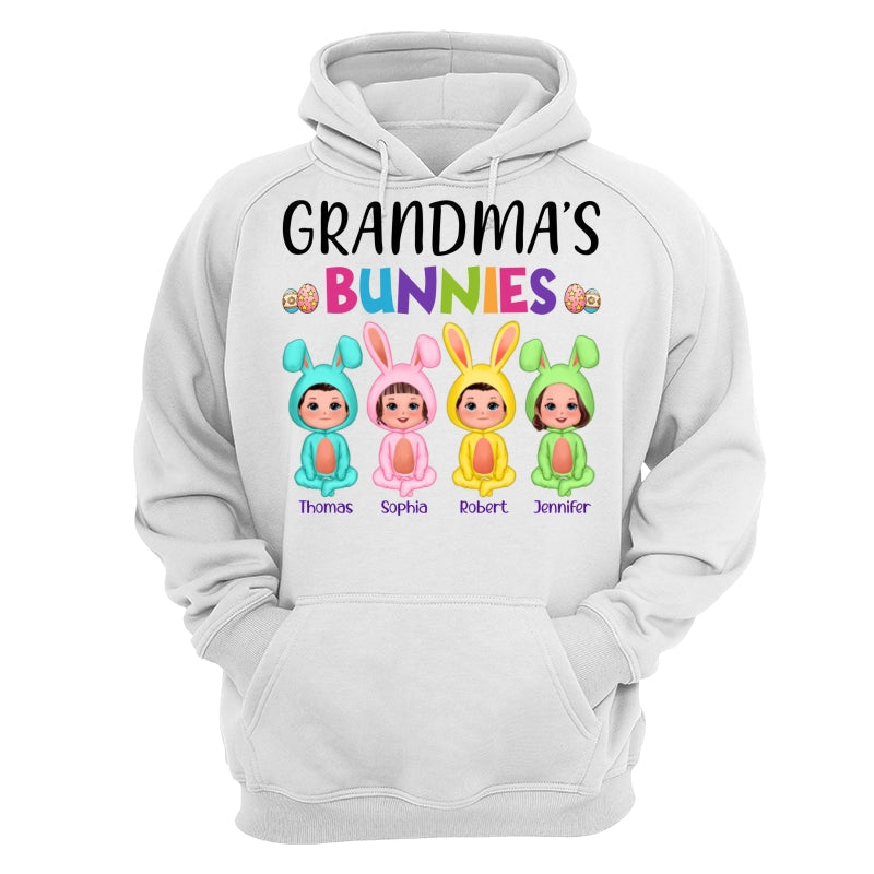 Easter Grandma‘s Bunnies Doll Kids Personalized Shirt