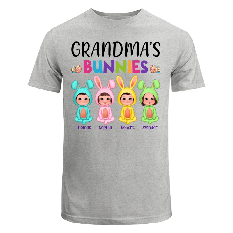 Easter Grandma‘s Bunnies Doll Kids Personalized Shirt