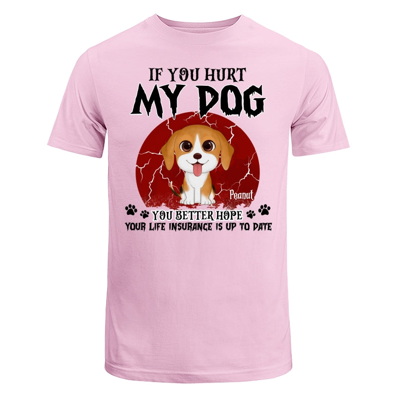 Halloween If You Hurt My Watercolor Cute Dogs Personalized Shirt