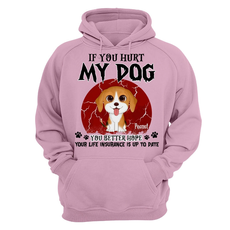 Halloween If You Hurt My Watercolor Cute Dogs Personalized Shirt