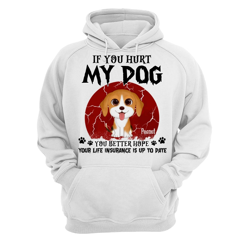 Halloween If You Hurt My Watercolor Cute Dogs Personalized Shirt