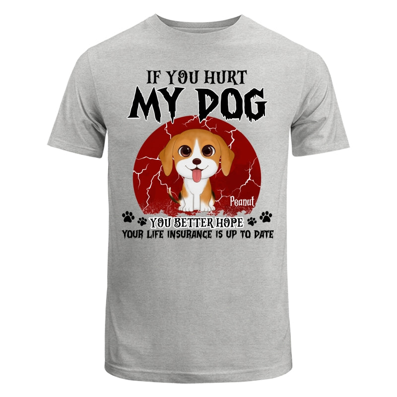 Halloween If You Hurt My Watercolor Cute Dogs Personalized Shirt
