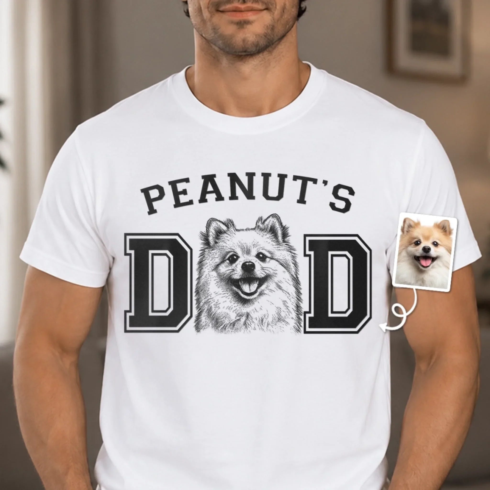 Custom Photo Unisex T-shirt, Premium T-shirt, Hoodie - Personalized Father's Day Gifts For Dog Cat Lovers, Dog Dad And Mom, Cat Owners - Life’s Better With Pets