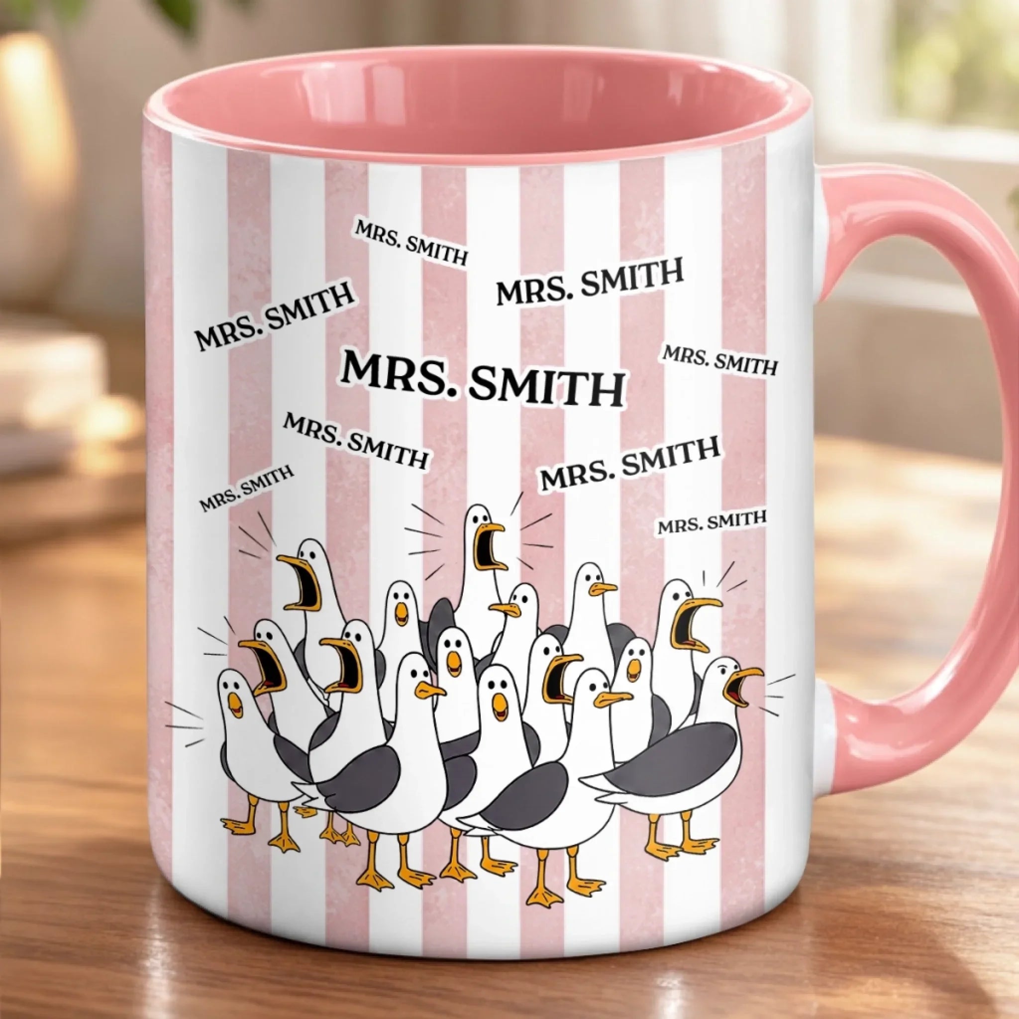 Custom Accent Mug - Personalized Funny Gifts For Teachers - Peak Teacher Life