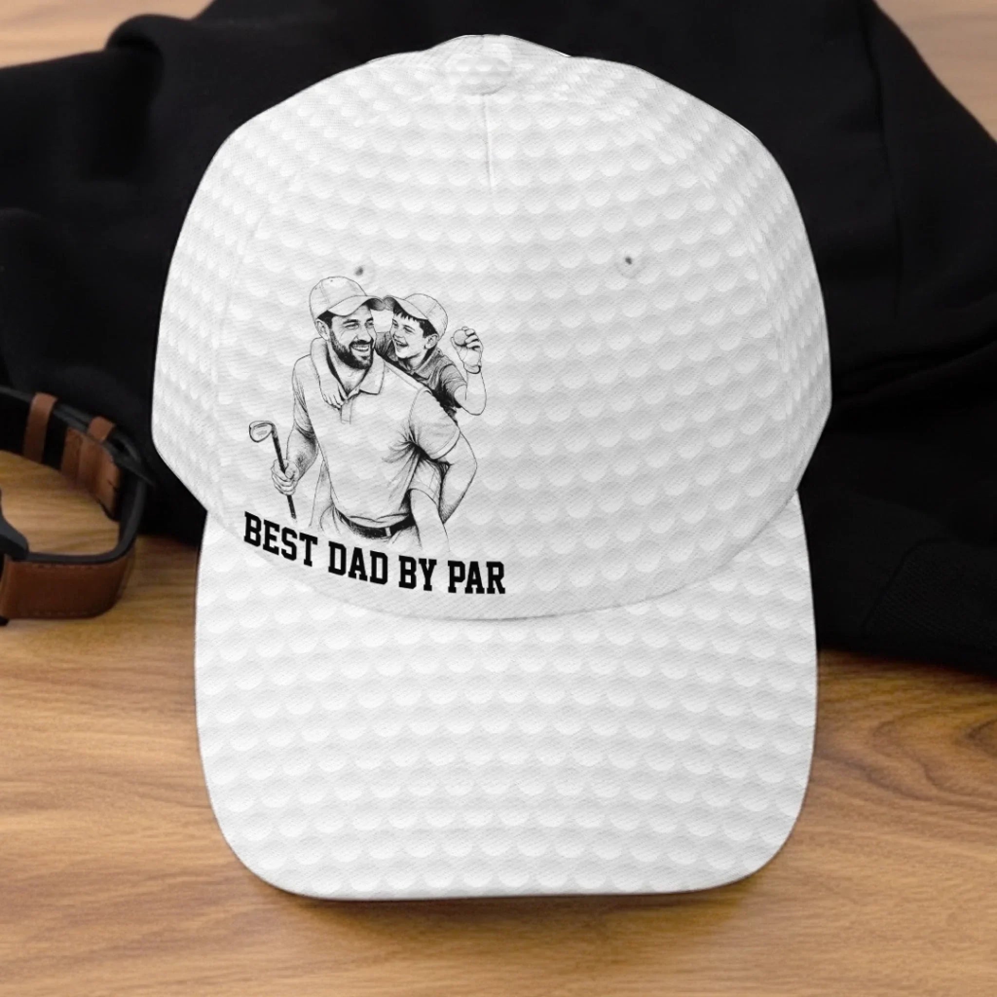 Custom Photo Hat, All Over Print Classic Cap - Personalized Father's Day Birthday Golf Gifts For Dad, Grandpa - Dad Life, Golf Life