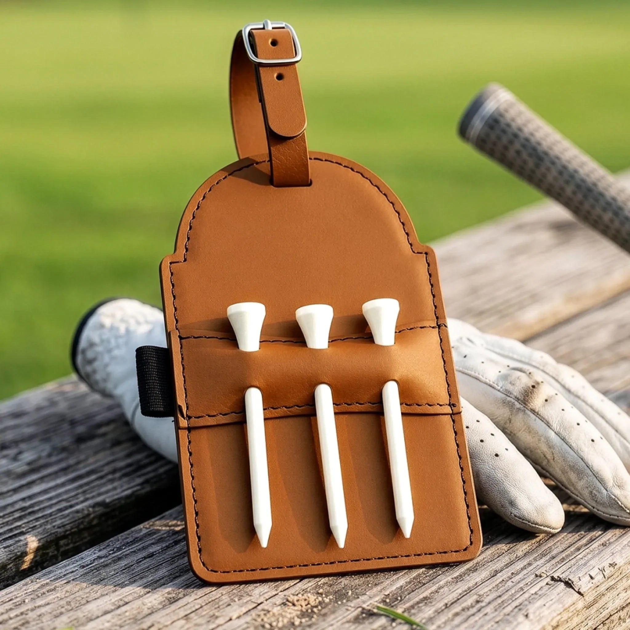 Custom Golf Bag Tag - Personalized Father's Day Birthday Golf Gifts For Dad, Grandpa - Keep Calm And Golf On