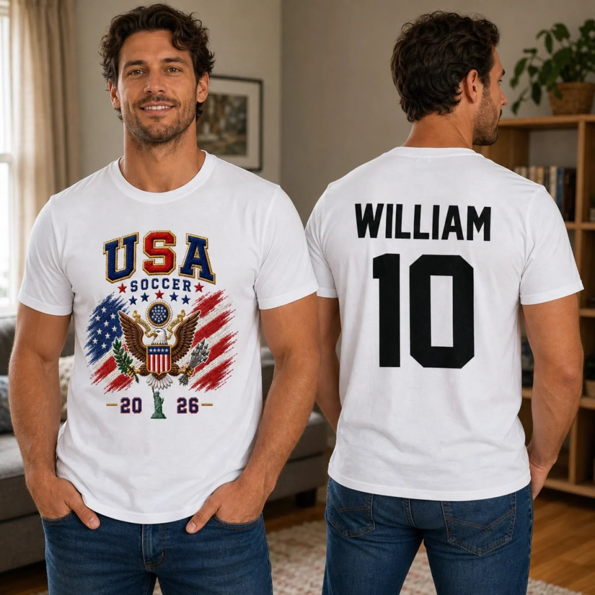 Custom International Soccer Tournament Unisex T-shirt - Personalized Birthday Gifts For Soccer Lovers, Sports Fans, Sports Lovers - Heart Full Of Goals