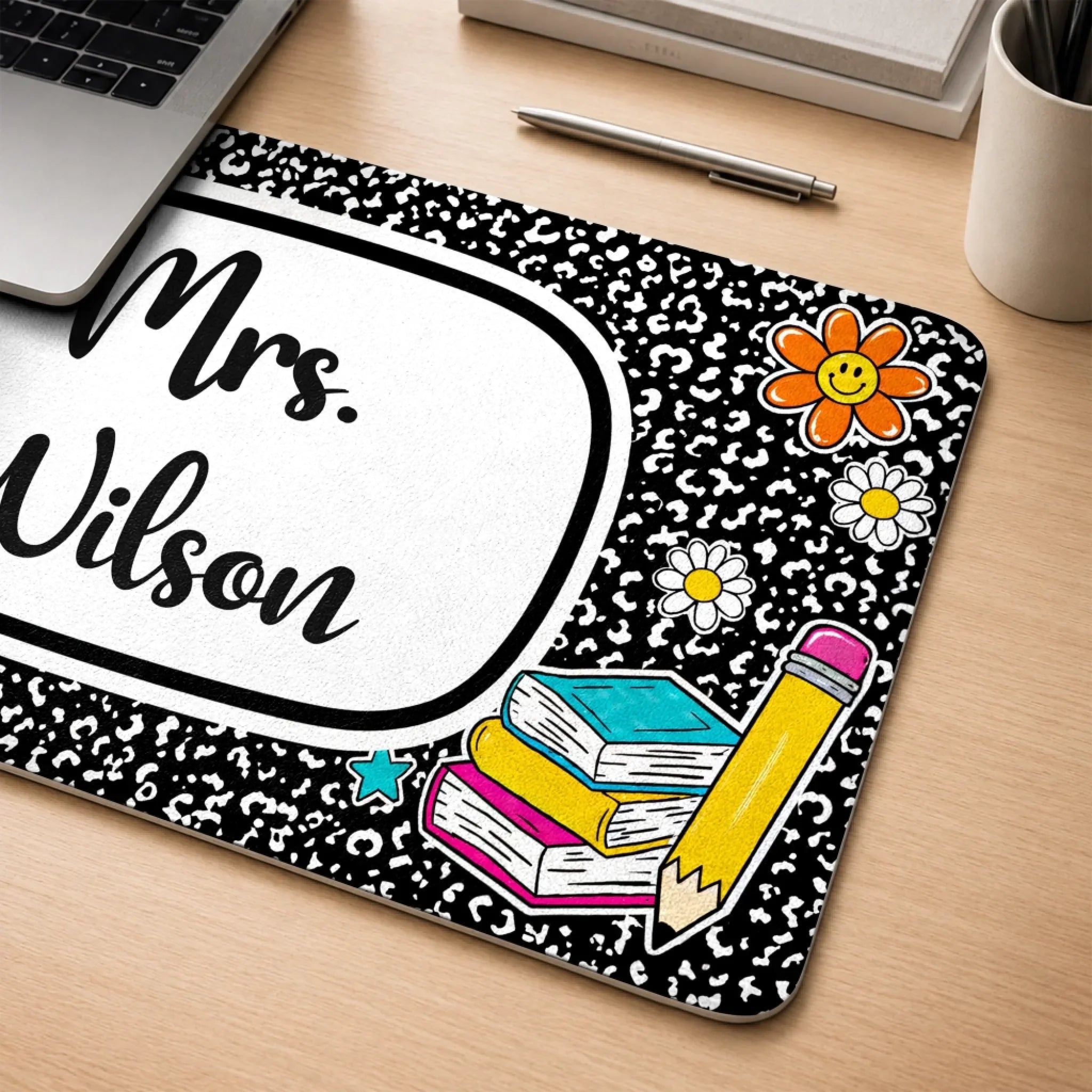 Custom Desk Mat - Personalized Birthday Gifts For Teachers - Best Teacher Ever