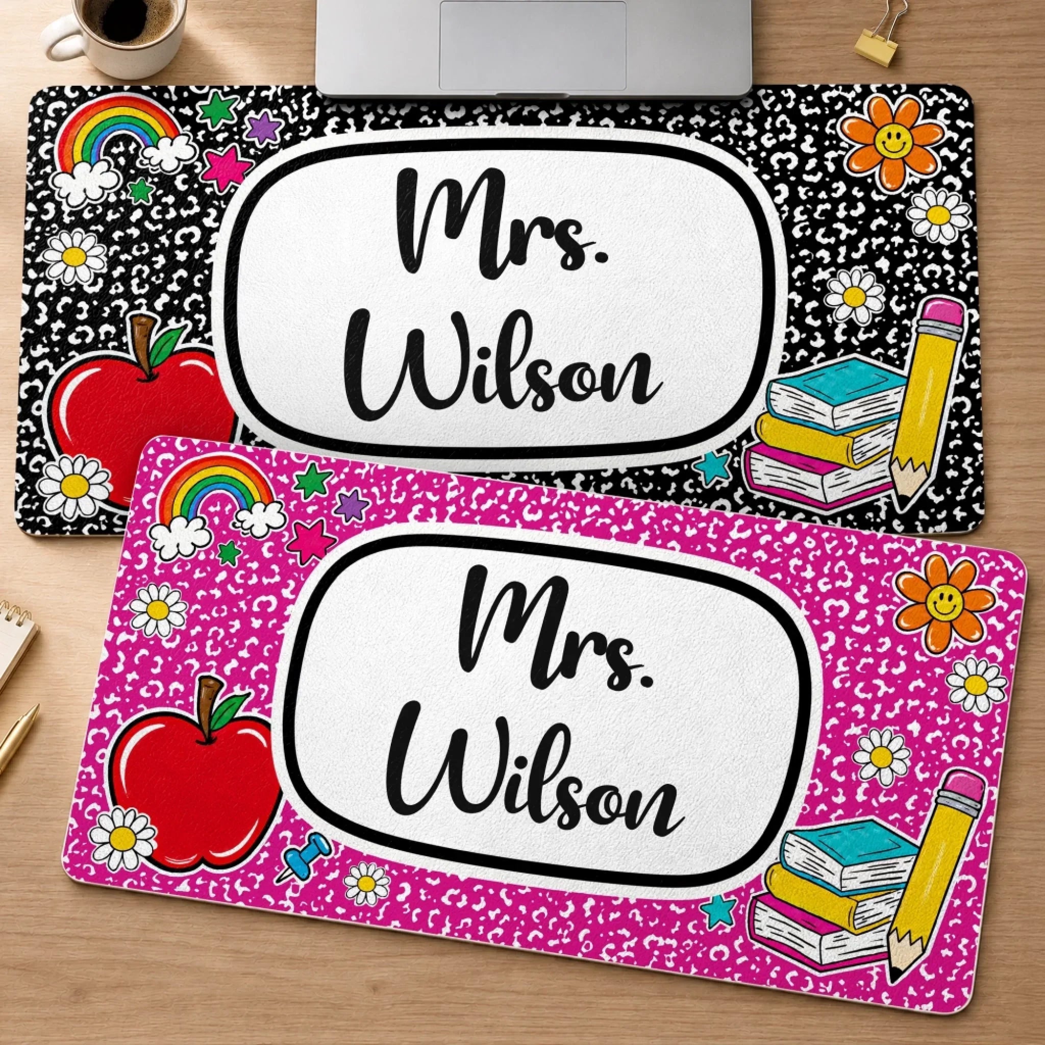 Custom Desk Mat - Personalized Birthday Gifts For Teachers - Best Teacher Ever