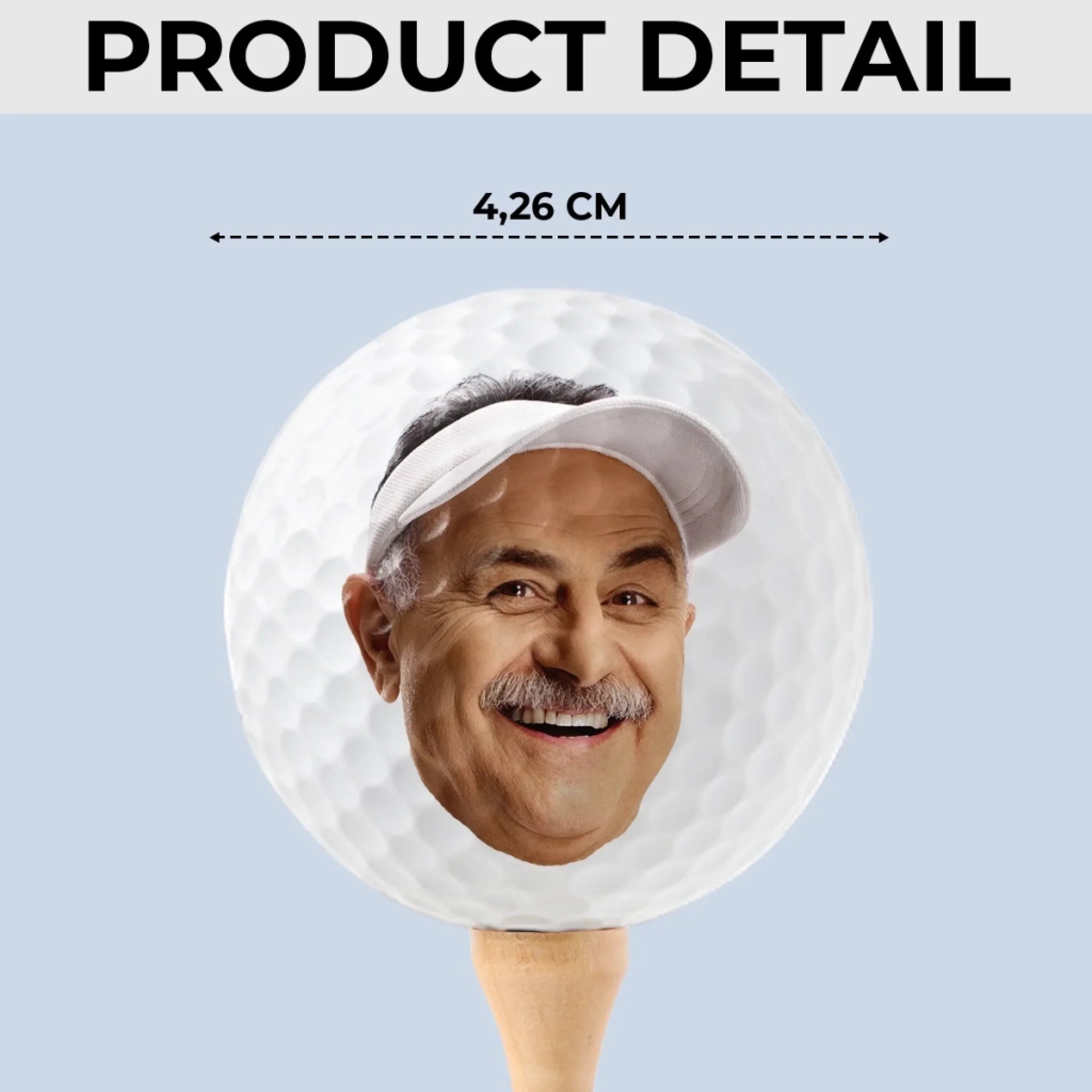Custom Photo If Found, Return To This Guy - Family Personalized Custom Golf Ball - Gift For Sport Lovers, Sport Players, Dad, Grandpa