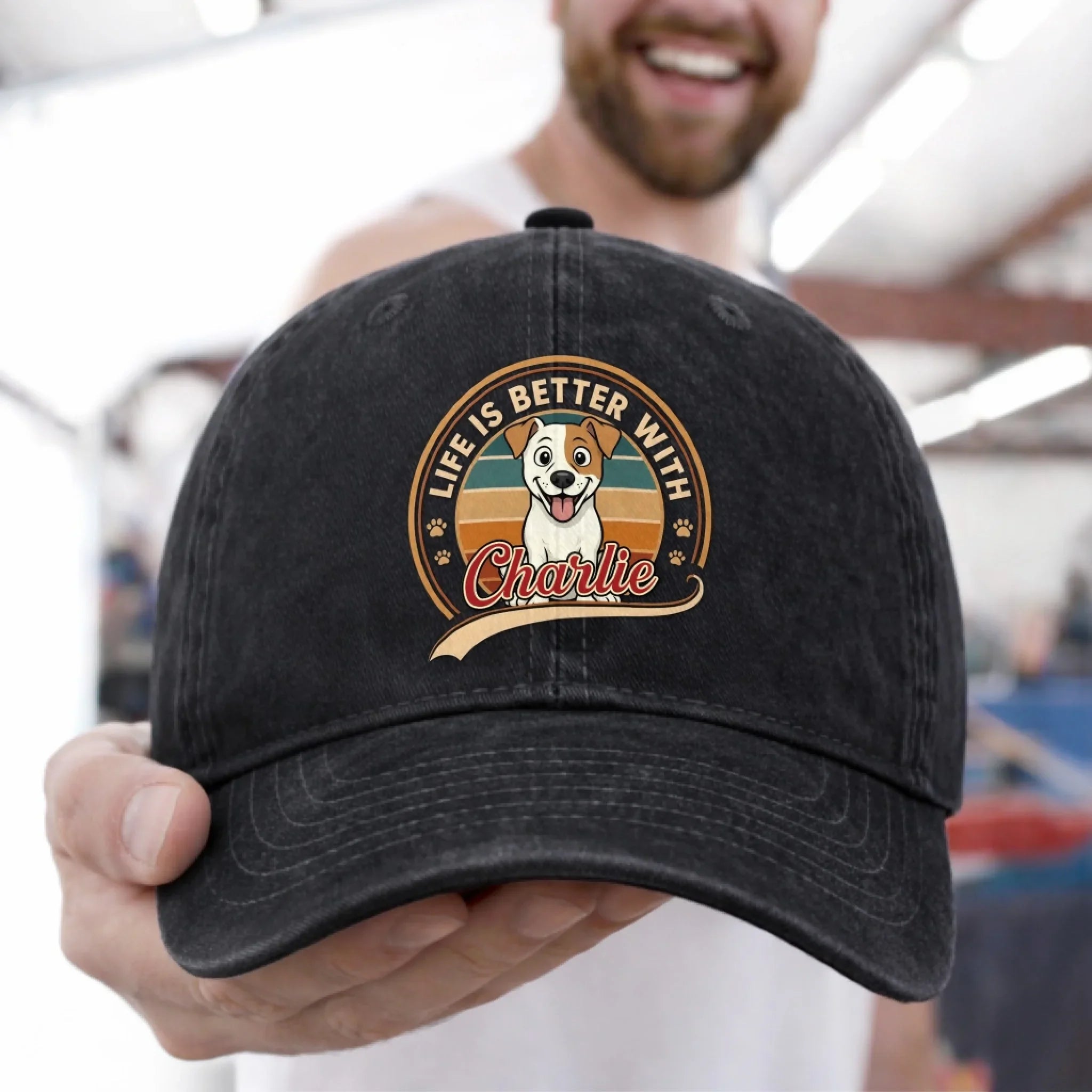 Custom Cap - Personalized Father's Day Gifts For Dog Cat Lovers, Dog Dad, Cat Owners - Professional Pet Cuddler