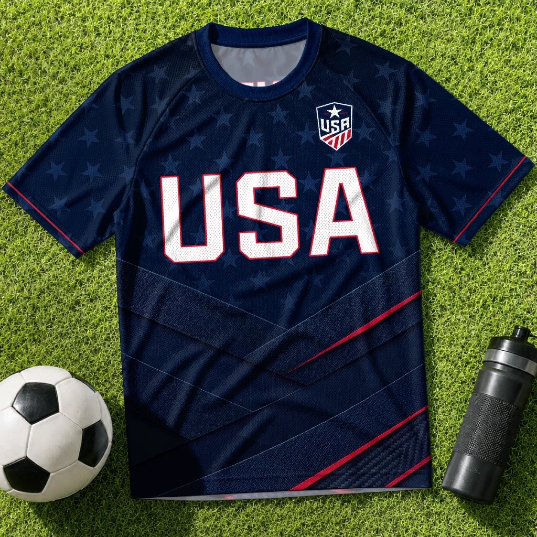 Custom Men's USA 2026 Jersey Shirt - Personalized Birthday Gifts For Soccer Lovers, Sports Fans, Sports Lovers - A True Champion Is Born