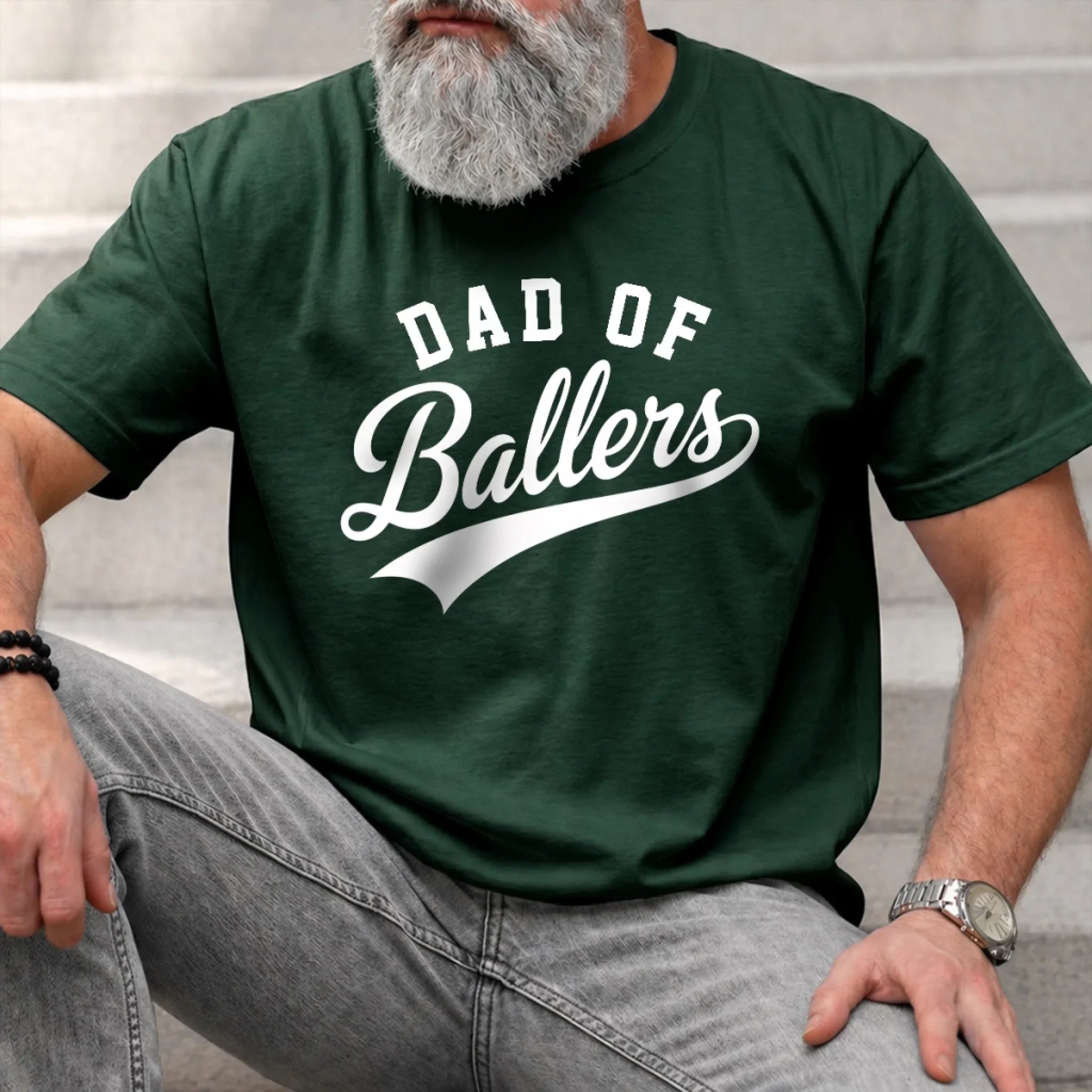 Custom T-shirt - Personalized Father's Day Birthday Gifts For Dad, Grandpa - More Balls More Fun