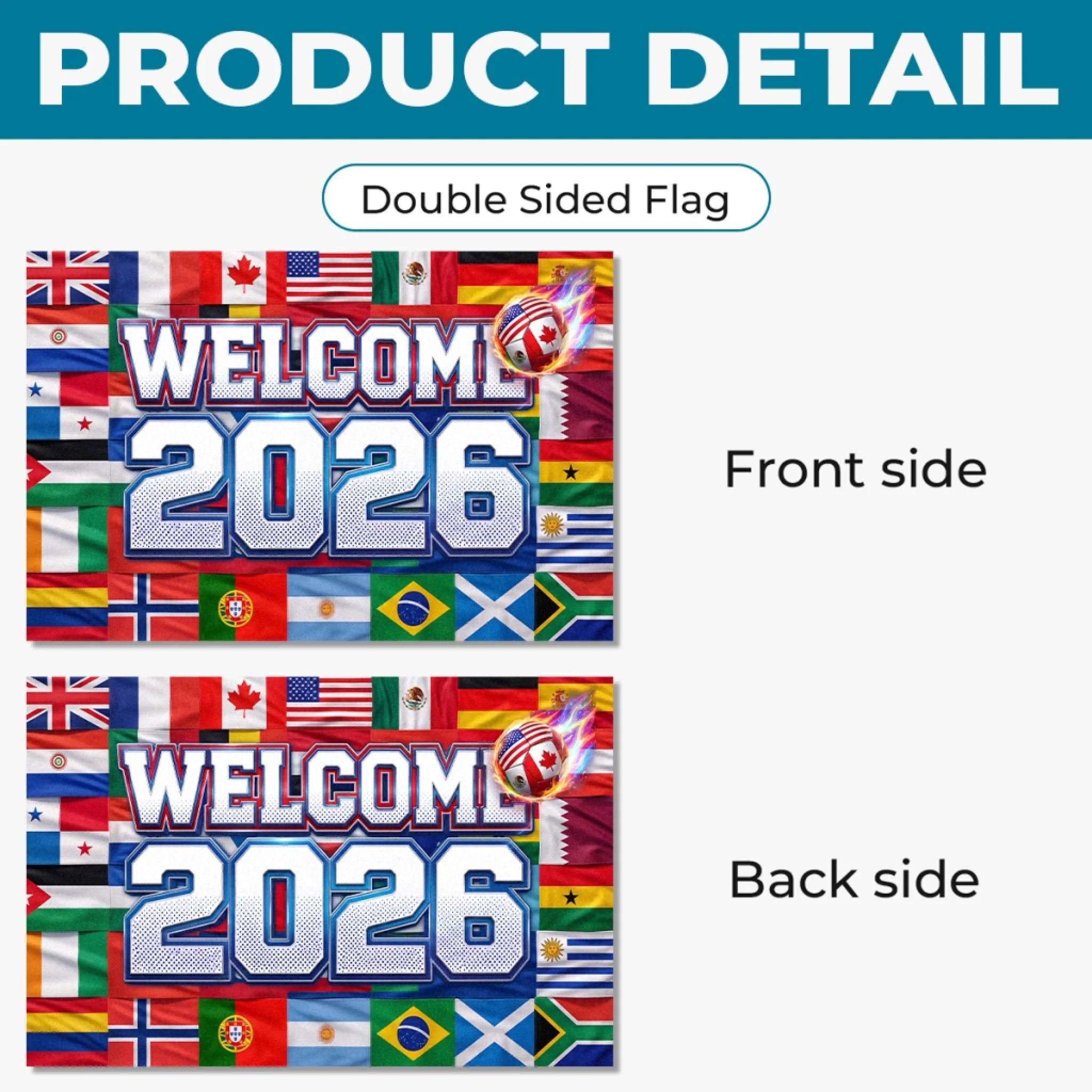 International Soccer Tournament Flag - Birthday Gifts For Soccer Lovers, Sports Fans, Sports Lovers - Welcome To The Big Game