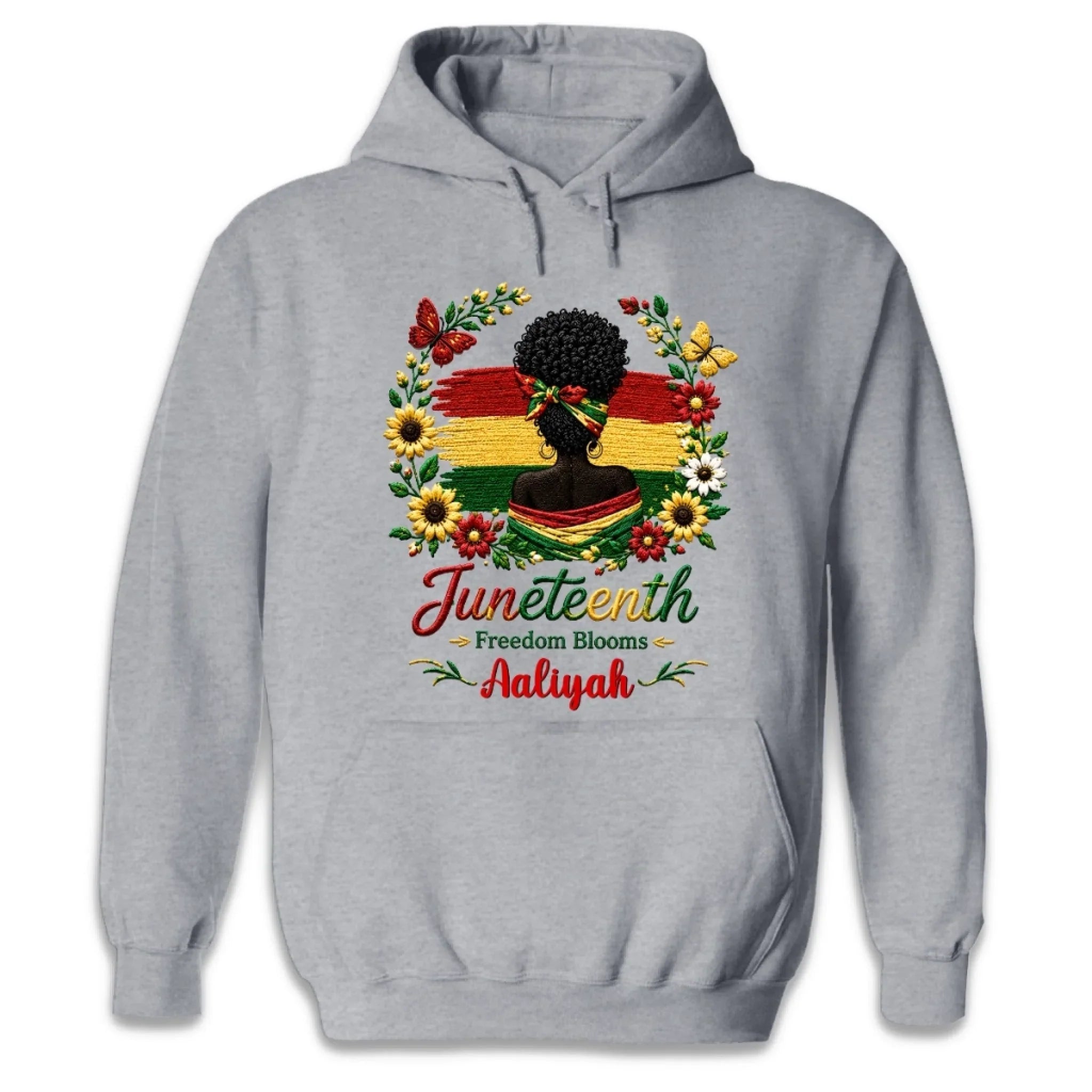 Custom T-shirt, Hoodie – Personalized Juneteenth Gifts For Women – Empowered By History, Inspired By Freedom