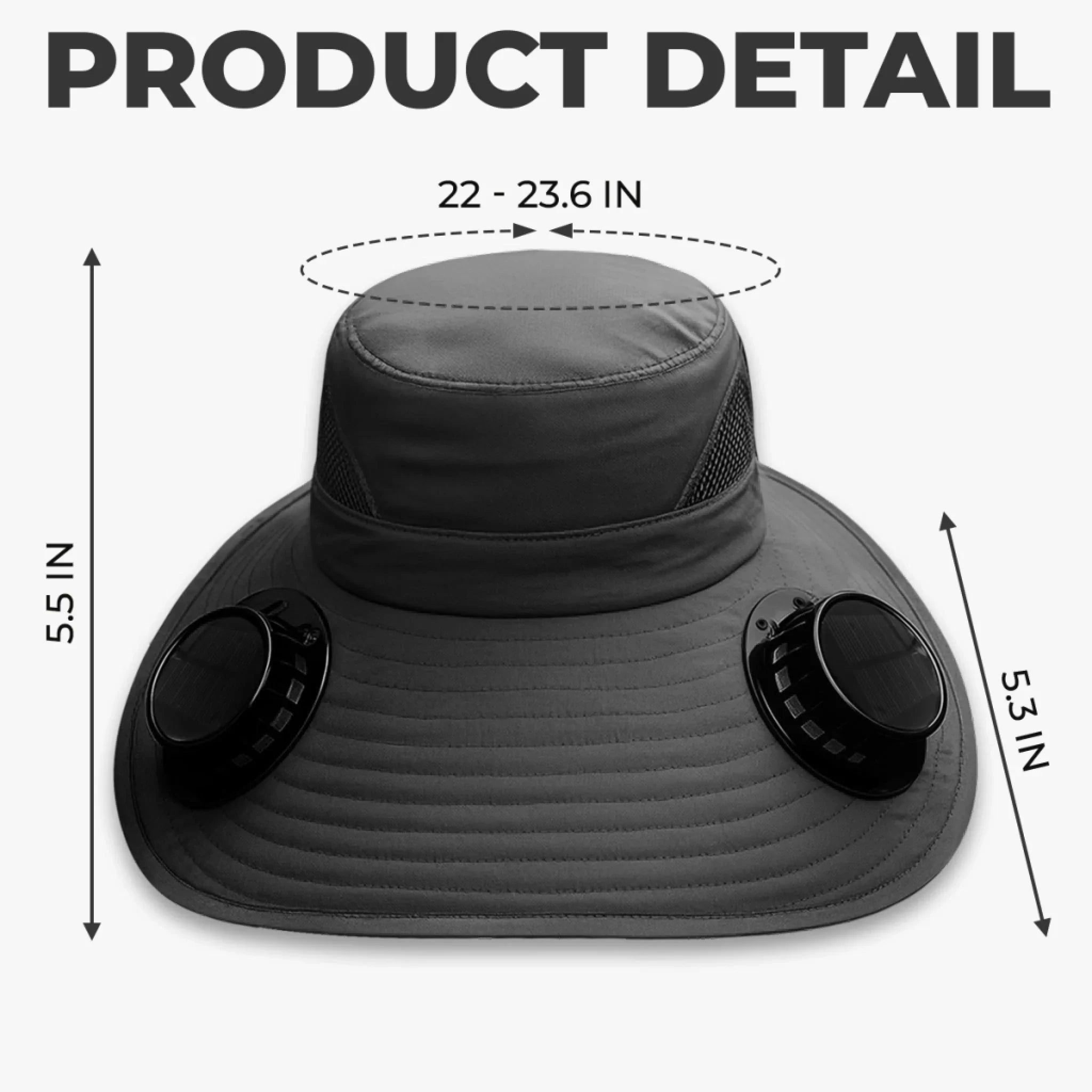 Custom Hat With Fans Solar Power - Personalized Garden Gifts For Gardeners, Dog Lovers, Dog Dad And Mom - My Ultimate Furry Gardening Crew