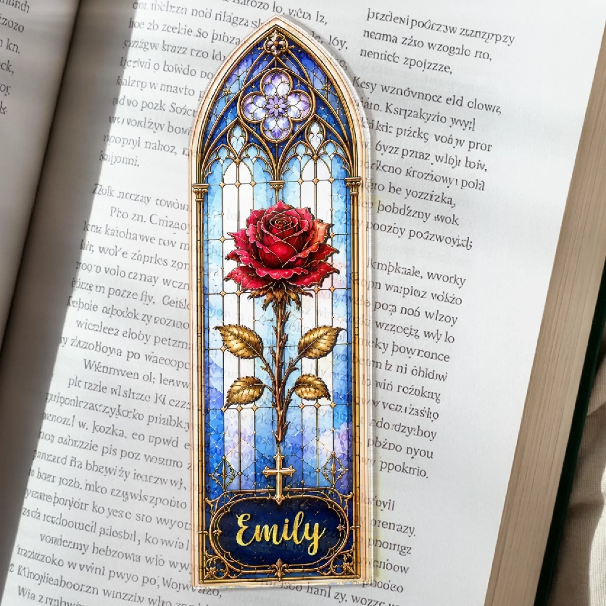 Custom Clear Acrylic Bookmark - Personalized Bookish Gifts For Book Lovers, Bookworms, Readers - Let The Story Unfold