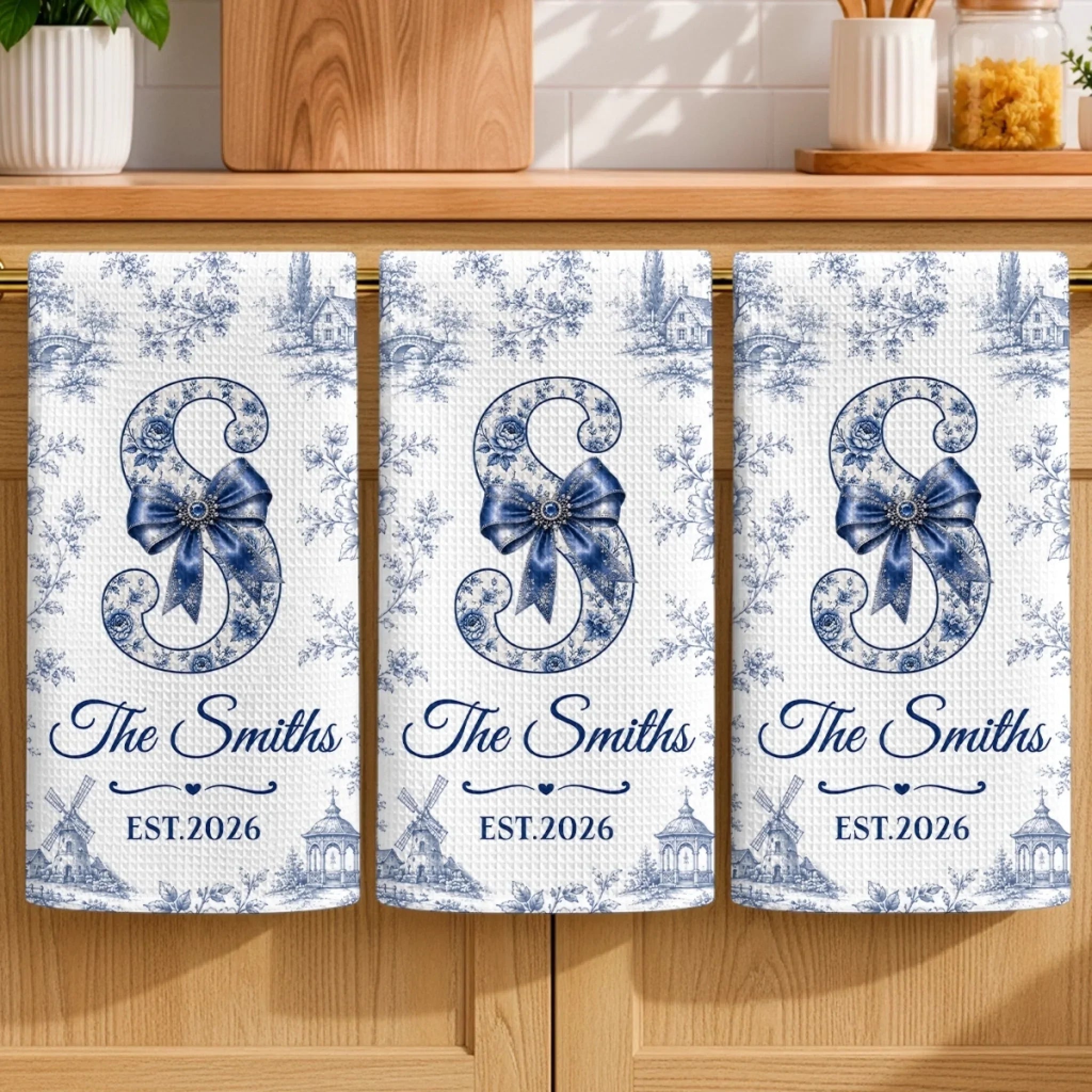 Custom Kitchen Towel - Personalized Birthday Gifts For Best Friends, Family, Yourself - Our Little Peaceful Sanctuary