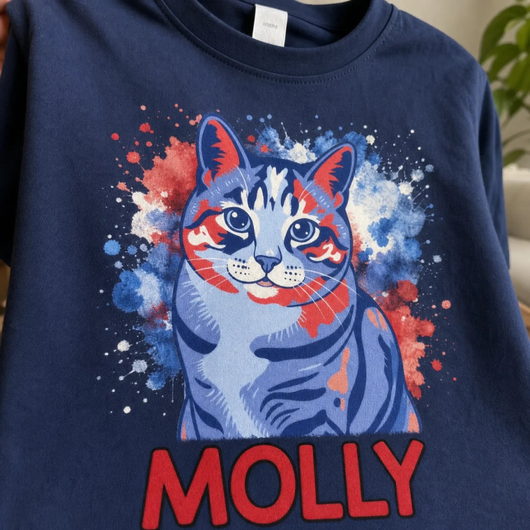 Custom Photo T-shirt, Hoodie - Personalized America 250th Anniversary Gifts For Dog Cat Lovers, Dog Dad And Mom, Cat Owners - Stars Stripes And Paws