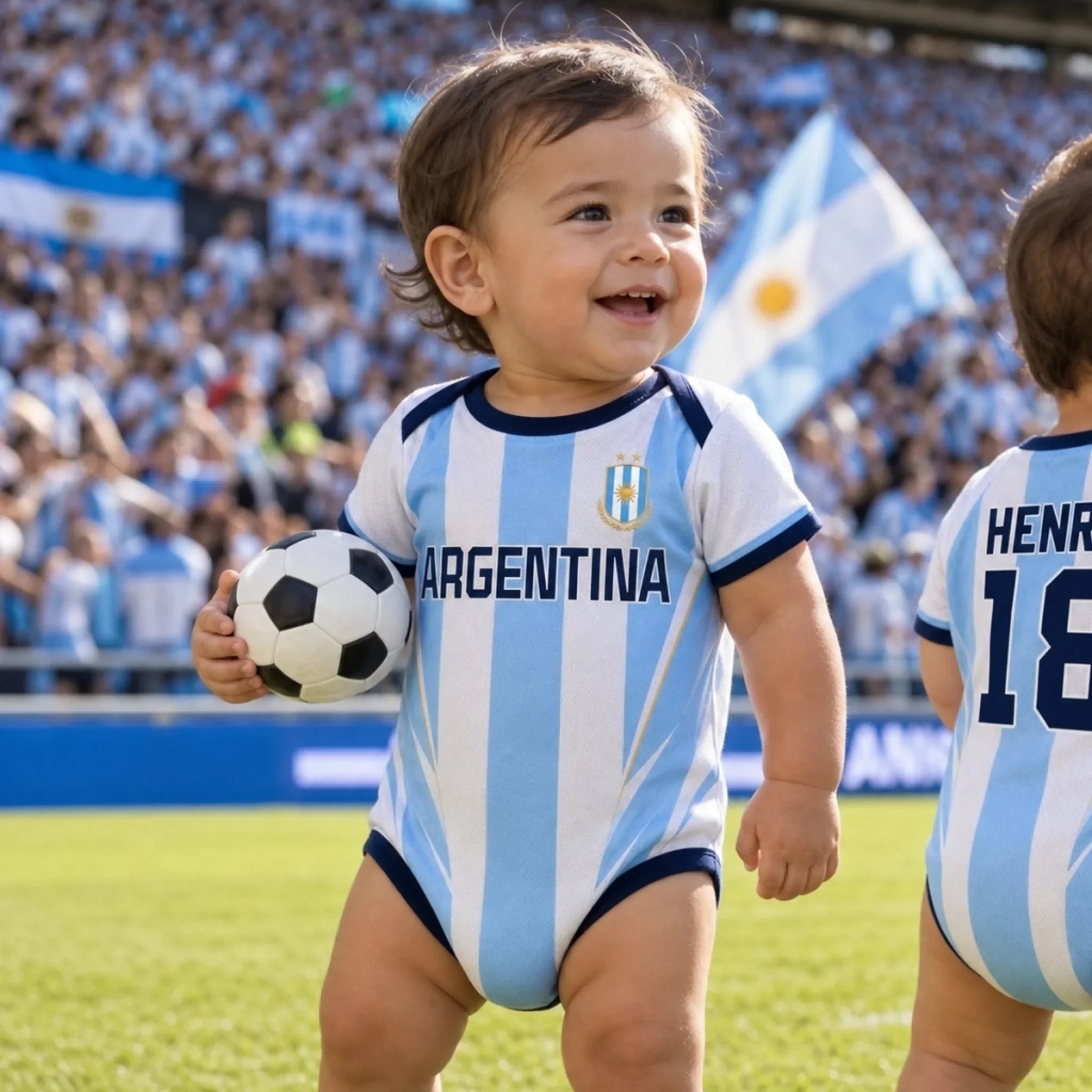 Custom USA 2026 Baby Jersey Bodysuit
- Personalized Baby Shower, Gender Reveal Gifts For New Moms, New Dads, Soccer Lovers - Future Soccer Star In Training