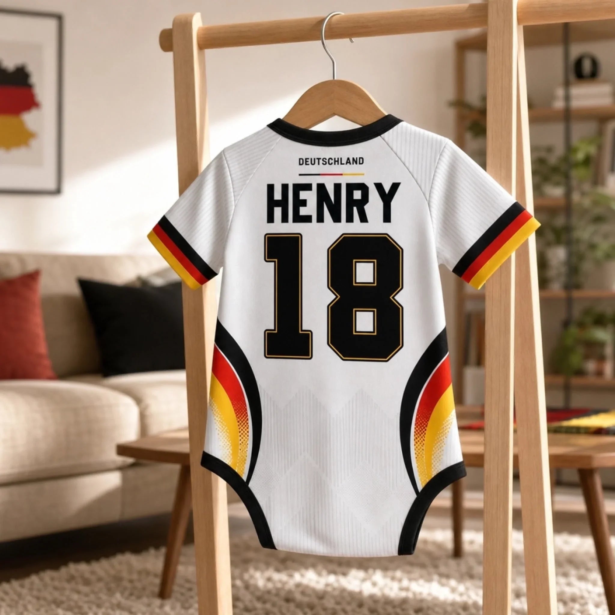 Custom USA 2026 Baby Jersey Bodysuit
- Personalized Baby Shower, Gender Reveal Gifts For New Moms, New Dads, Soccer Lovers - Future Soccer Star In Training