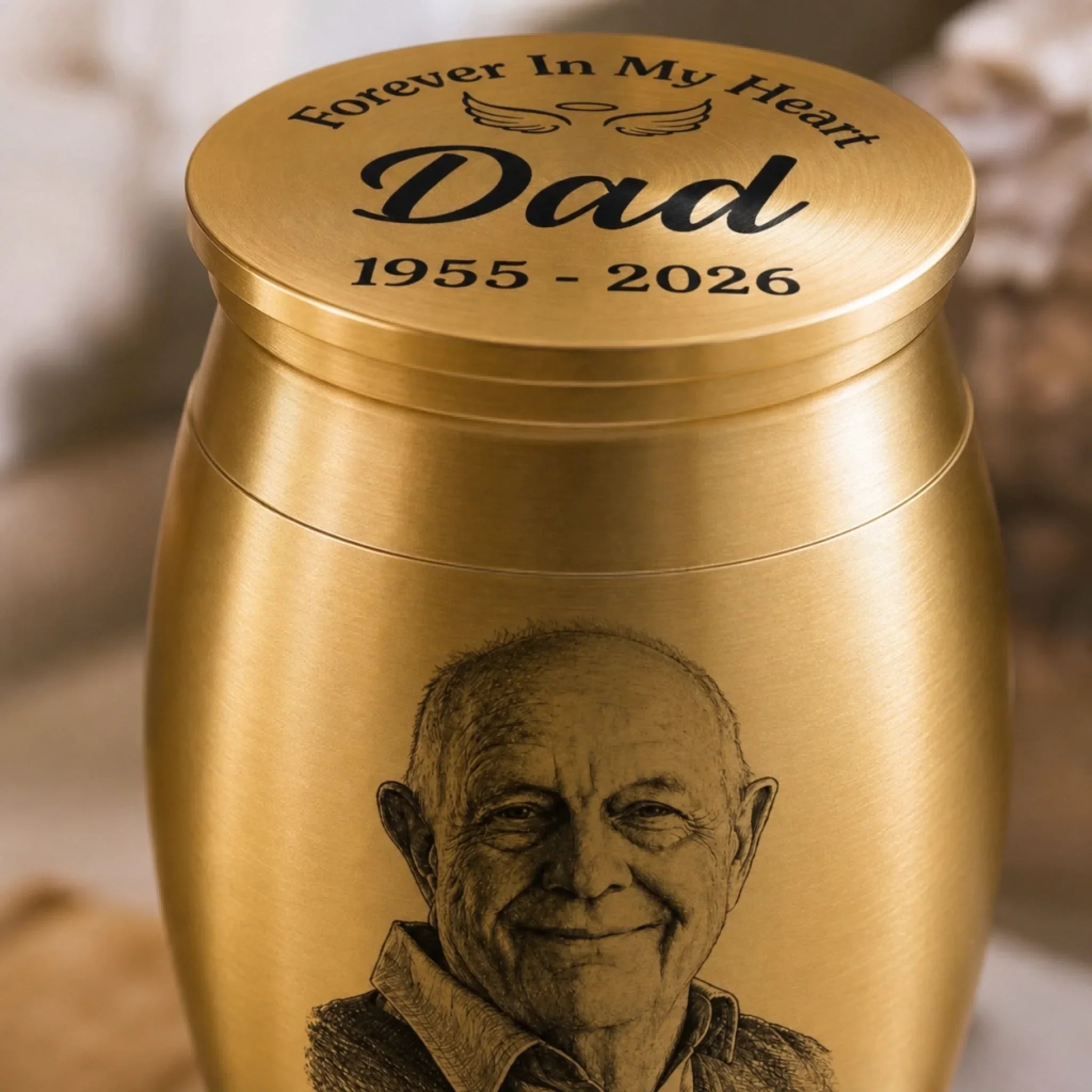 Custom Photo Memorial Urn - Personalized Memorial Sympathy Gifts For Loss Of Mom, Dad – A Sacred Place For Love