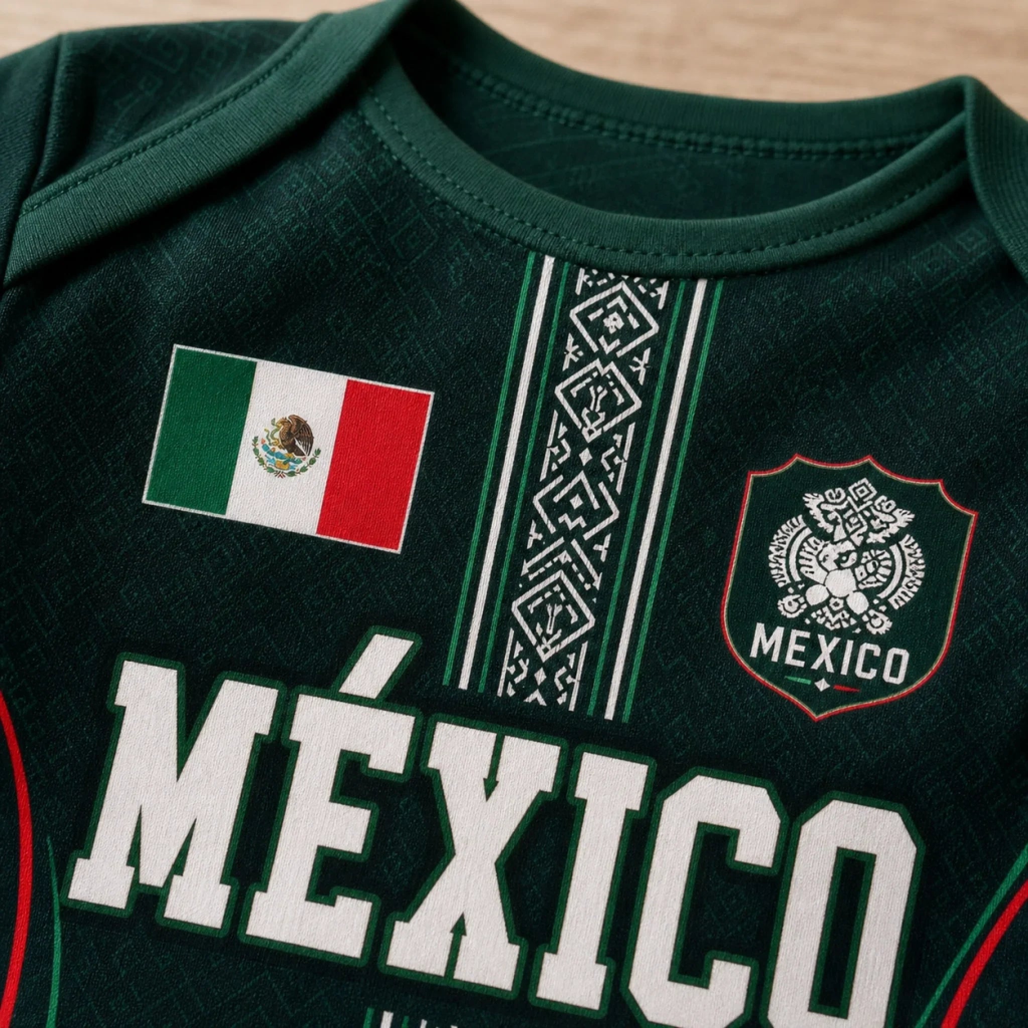 Custom Mexico World Football Baby Jersey Bodysuit
- Personalized Baby Shower, Gender Reveal Gifts For New Moms, New Dads, Football Lovers - Born To Be MVP
