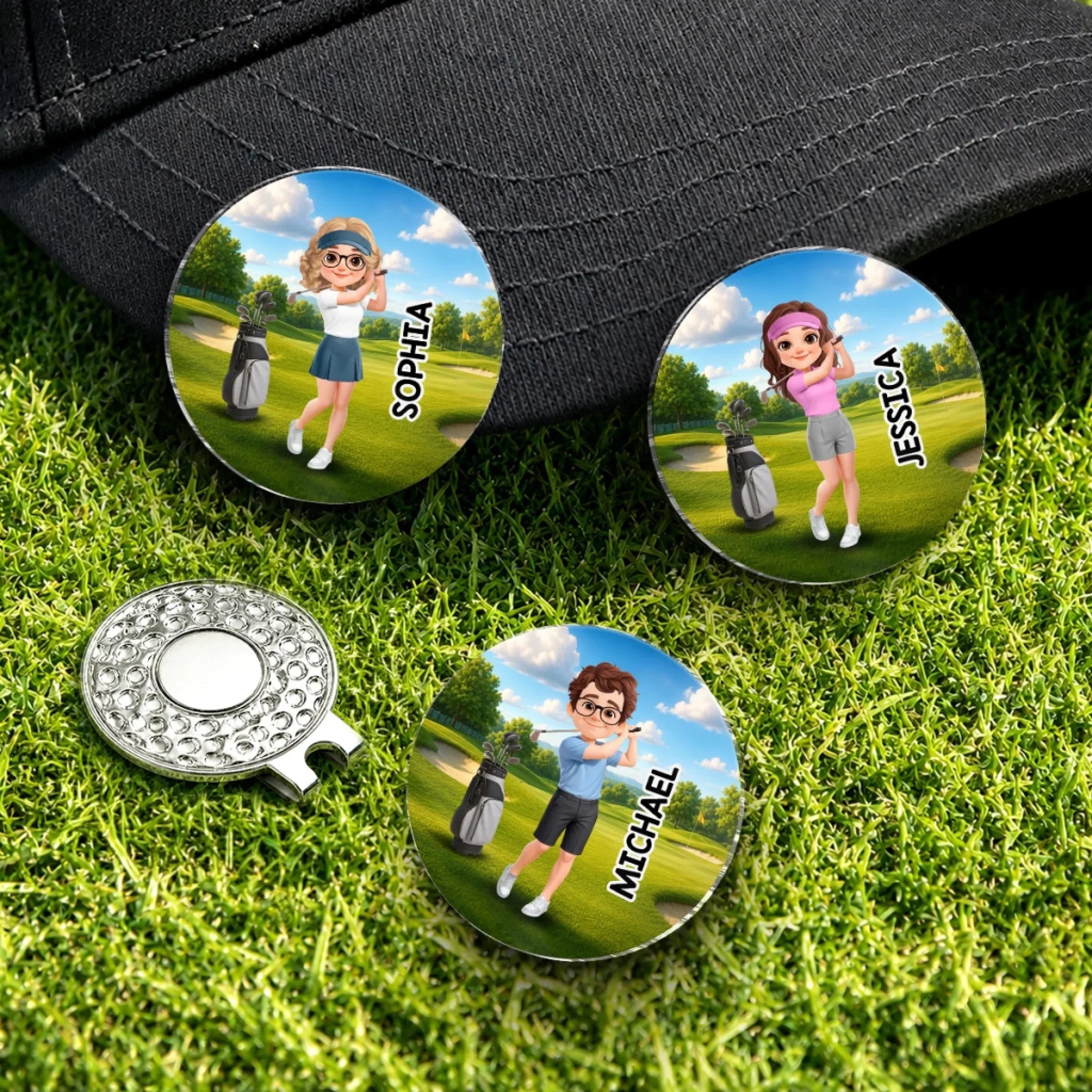 Custom Golf Ball Marker - Personalized Birthday Gifts For Golf Lovers, Sports Fans, Sports Lovers - The Fairway Calls