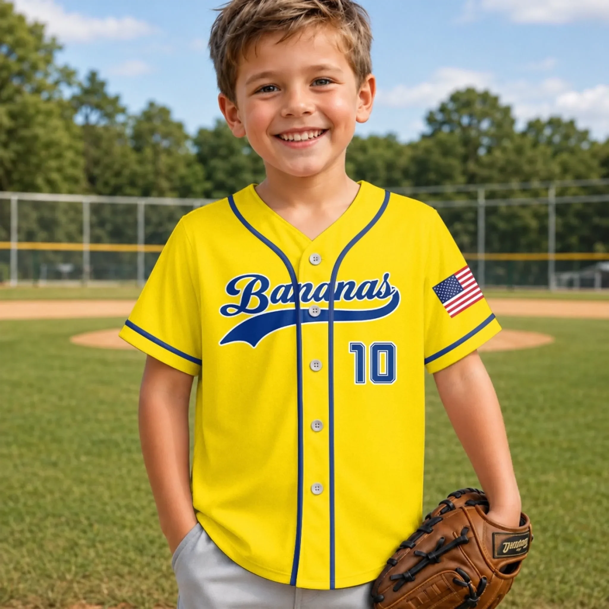 Custom Kids Baseball Jersey - Personalized Birthday Gifts For Kids - Future Star In The Making