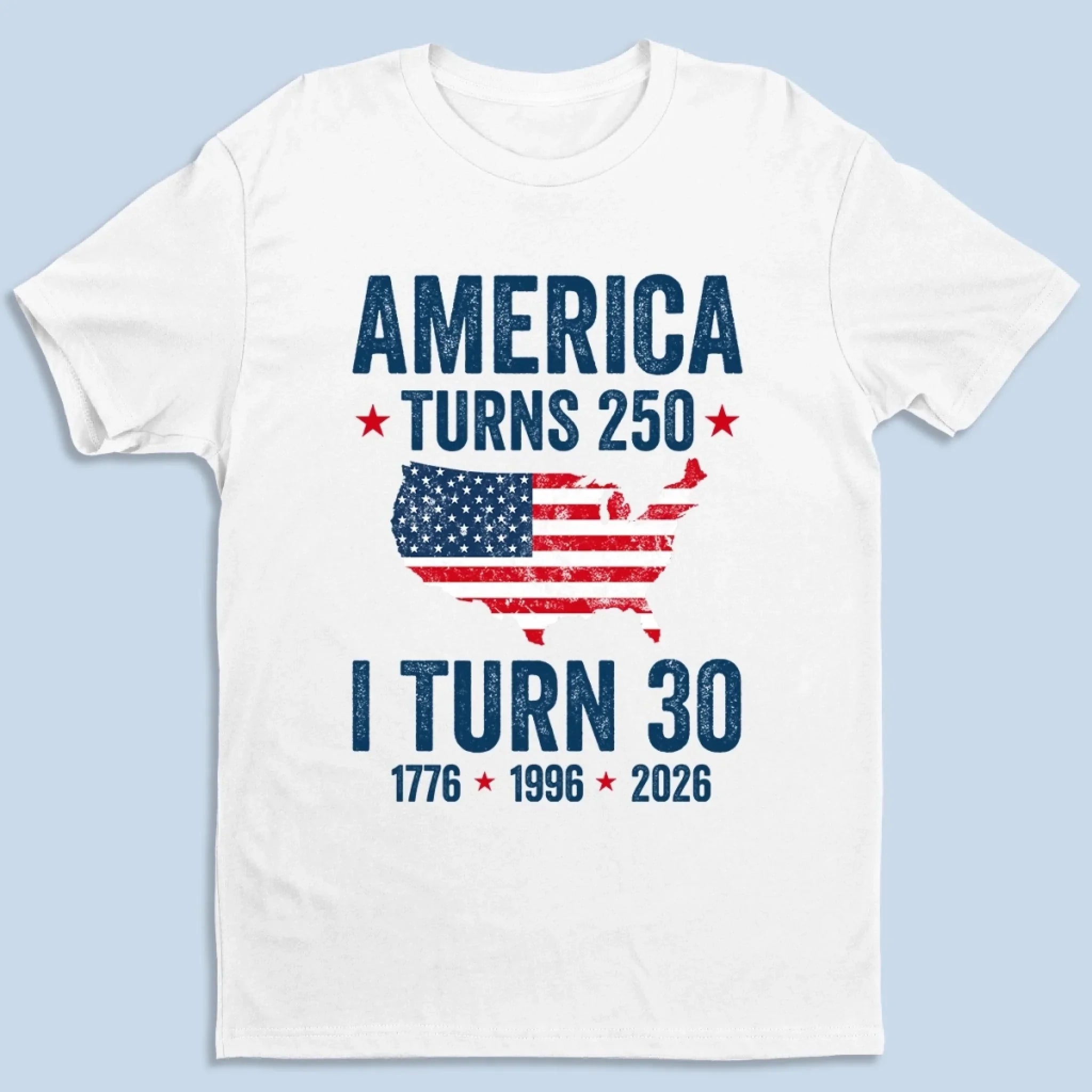 Custom Unisex T-shirt, Premium T-shirt, Hoodie - Personalized America 250th Anniversary Gifts For Men And Women - Land Of The Free, Home Of Me