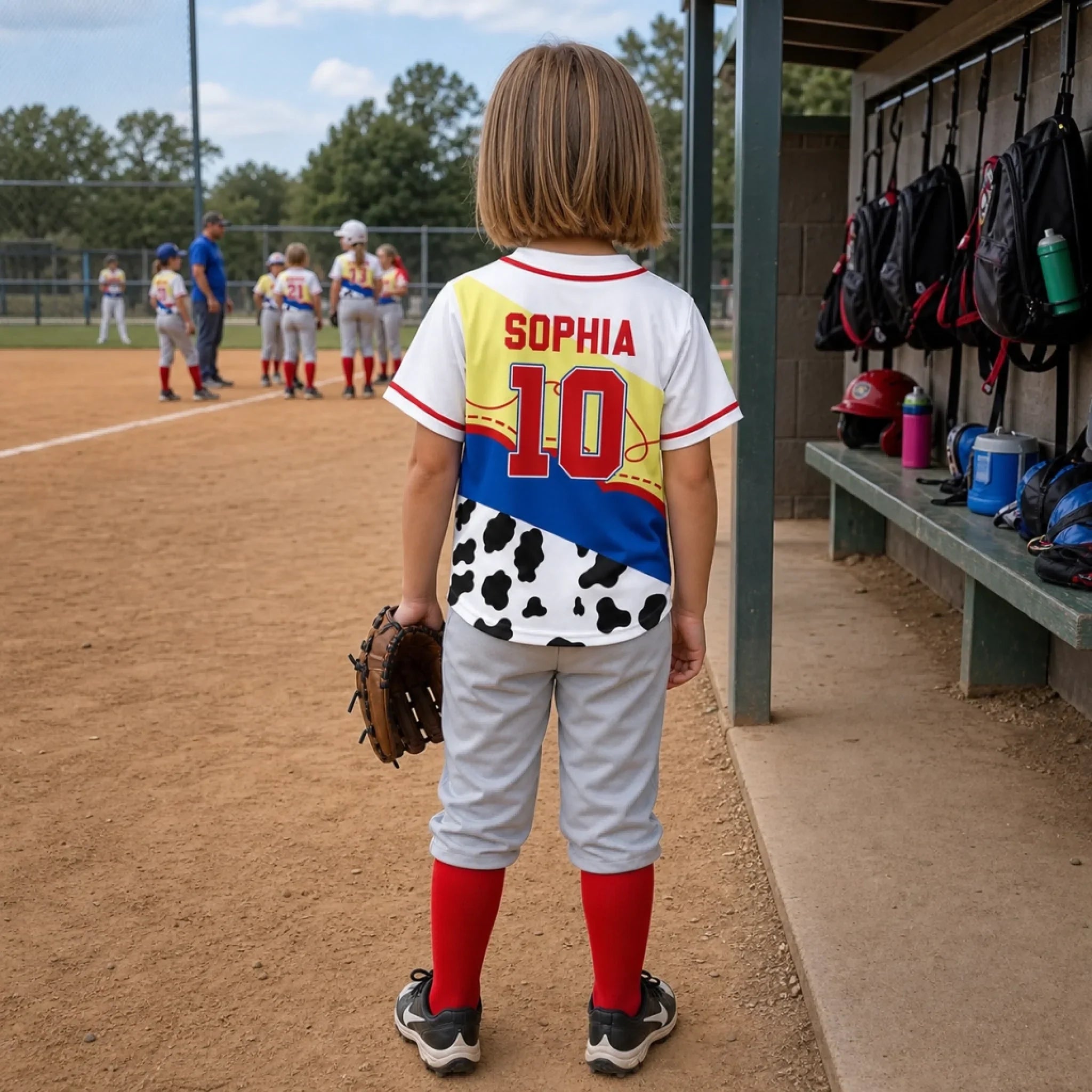 Custom Kids Baseball Jersey - Personalized Birthday Gifts For Kids - Big Dreams Start Small