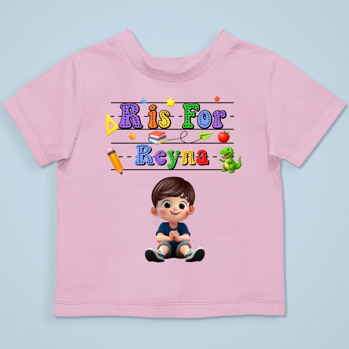 Back To School Kids Shirt, Personalized Alphabet Kids Shirt