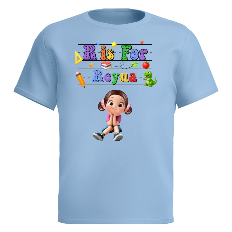 Back To School Kids Shirt, Personalized Alphabet Kids Shirt