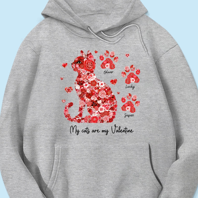 Cat Flower My Cat Is My Personalized Shirt, Gift for Cat Moms