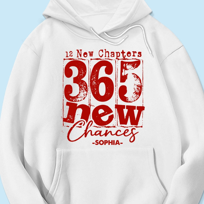 12 New Chapters, 365 New Chances Trendy Retro Shirt, New Year Gift For Yourself