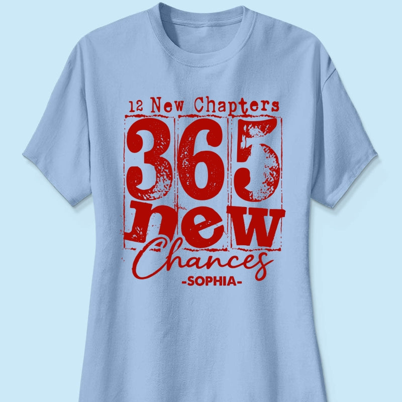 12 New Chapters, 365 New Chances Trendy Retro Shirt, New Year Gift For Yourself