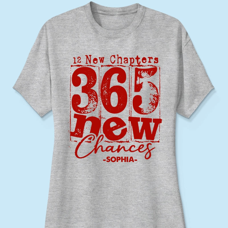12 New Chapters, 365 New Chances Trendy Retro Shirt, New Year Gift For Yourself